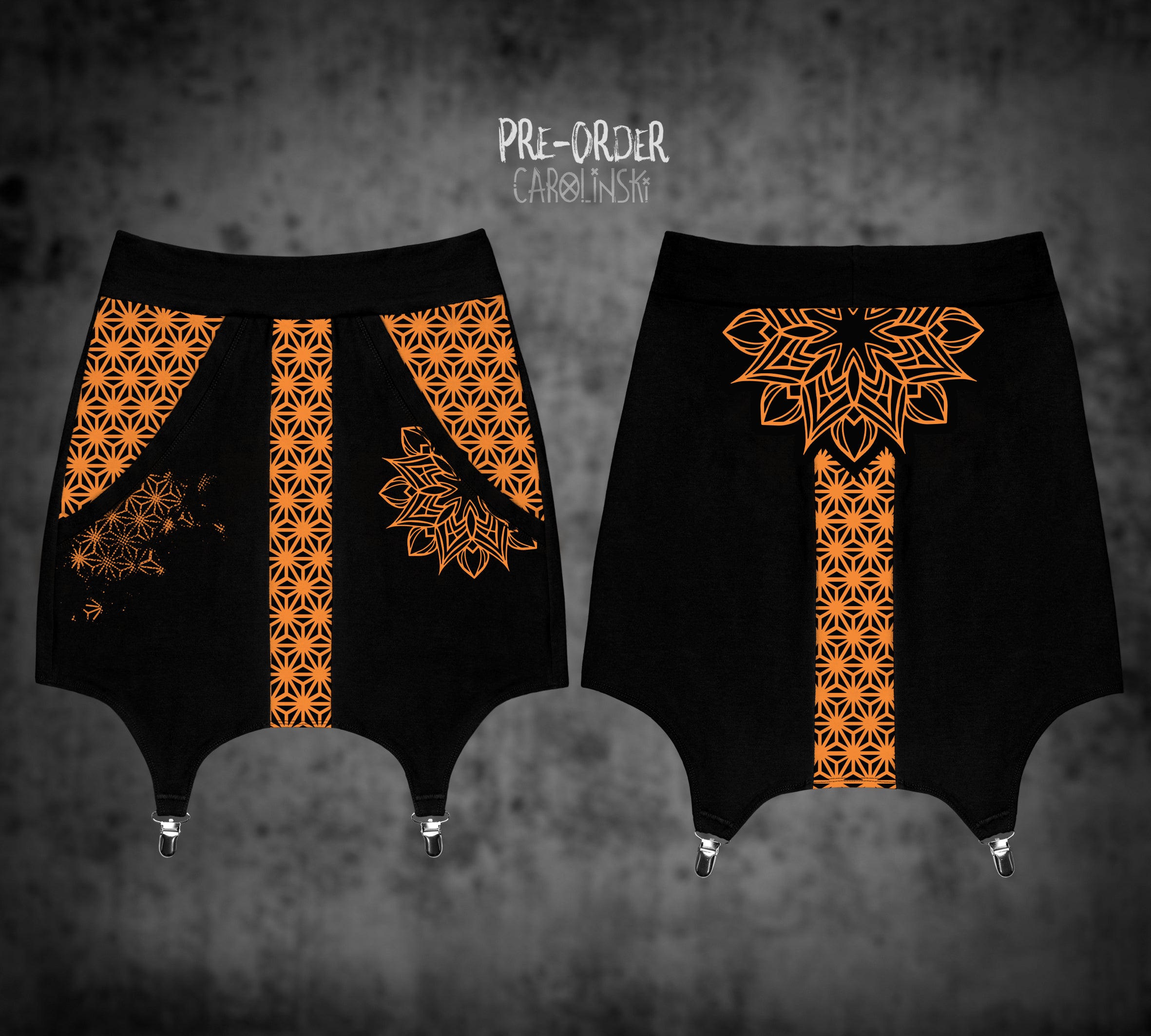 Garter Skirt - Asanoha