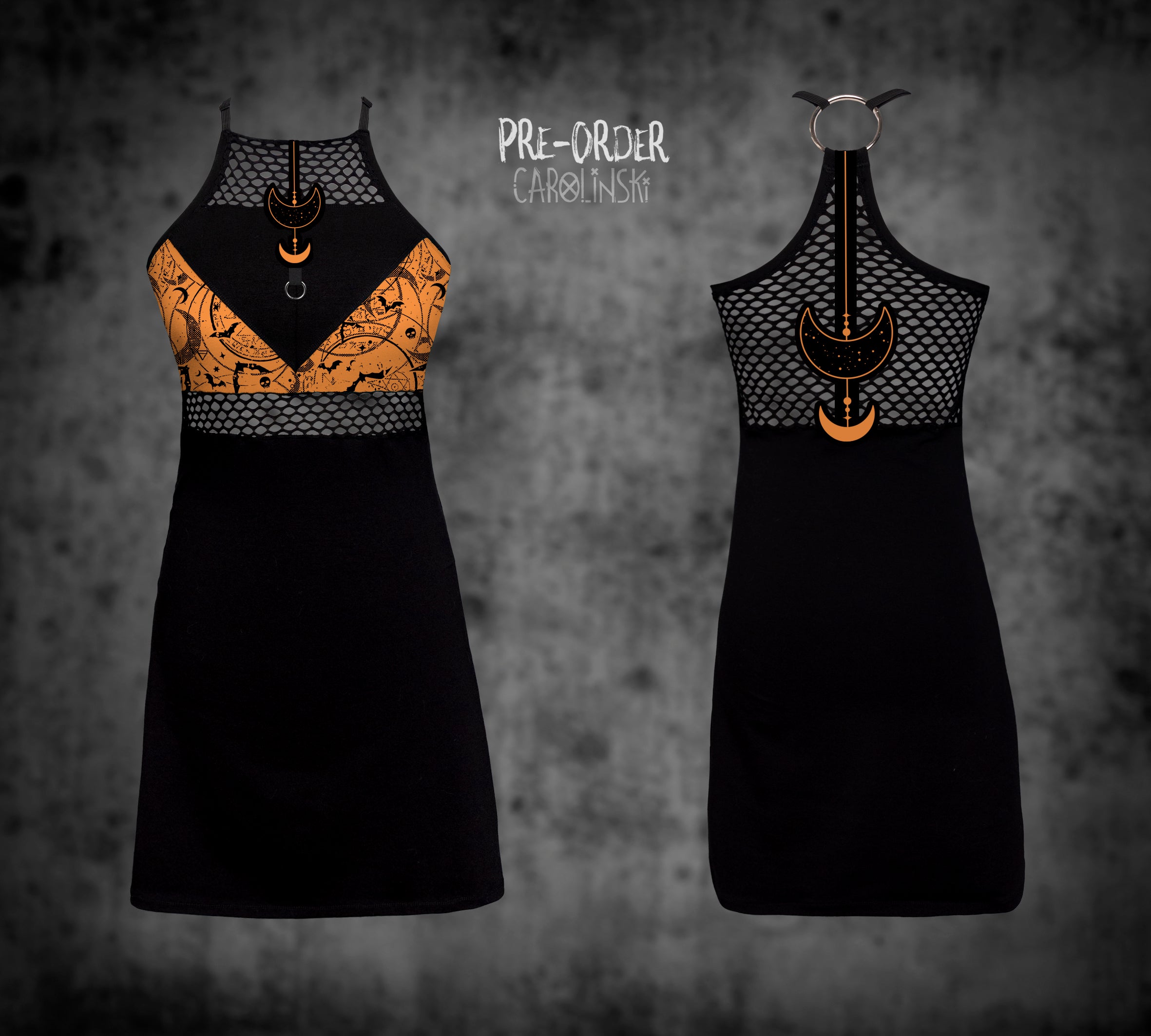 HighNeck Dress - Witchy