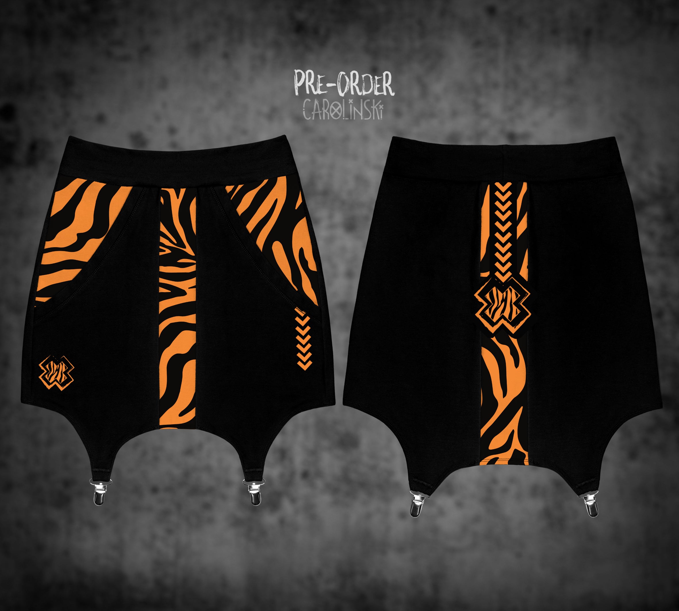 Garter Skirt - Zebra