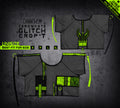 Glitch Crop-T POISON GREEN