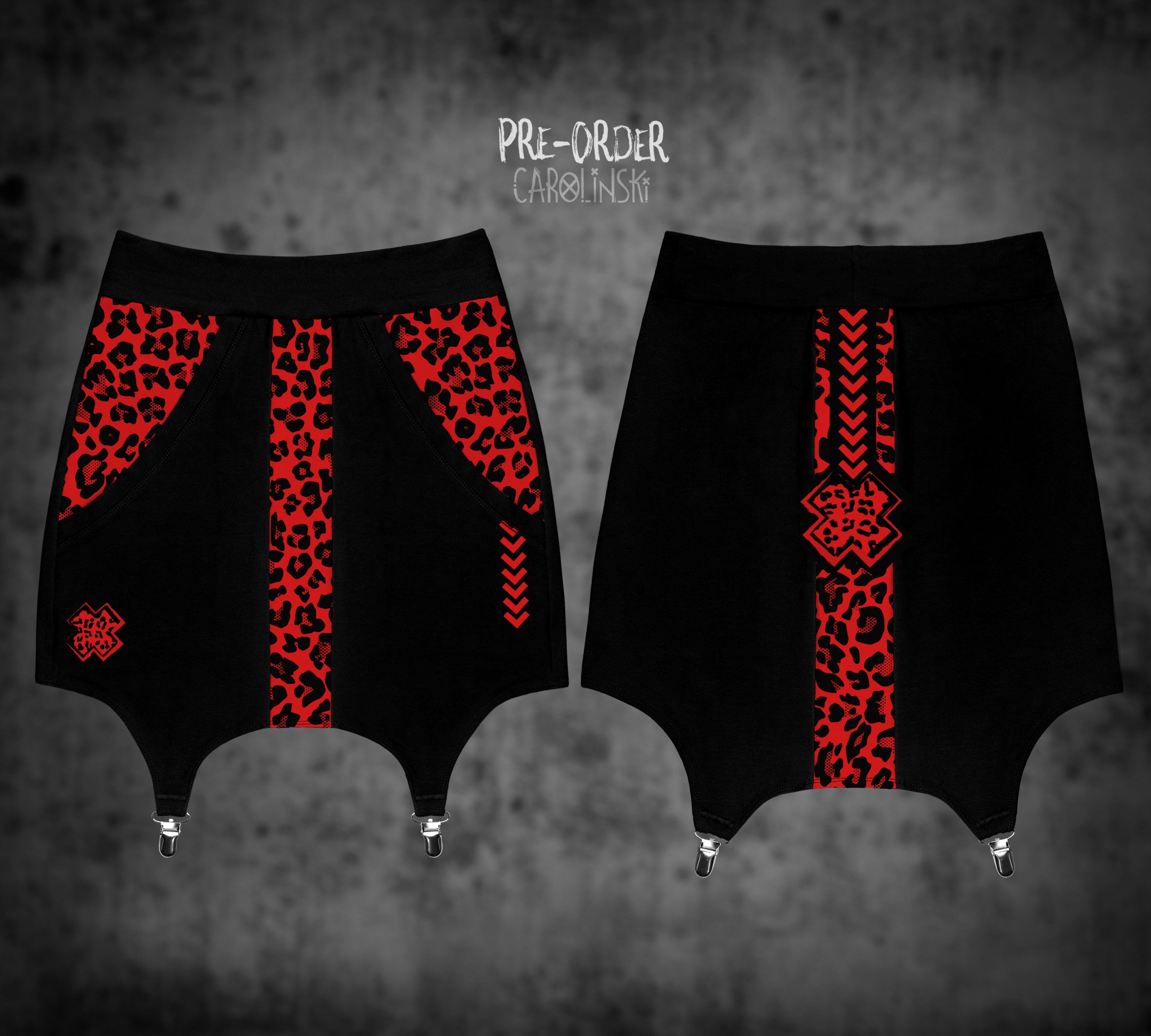 Garter Skirt - Leopard