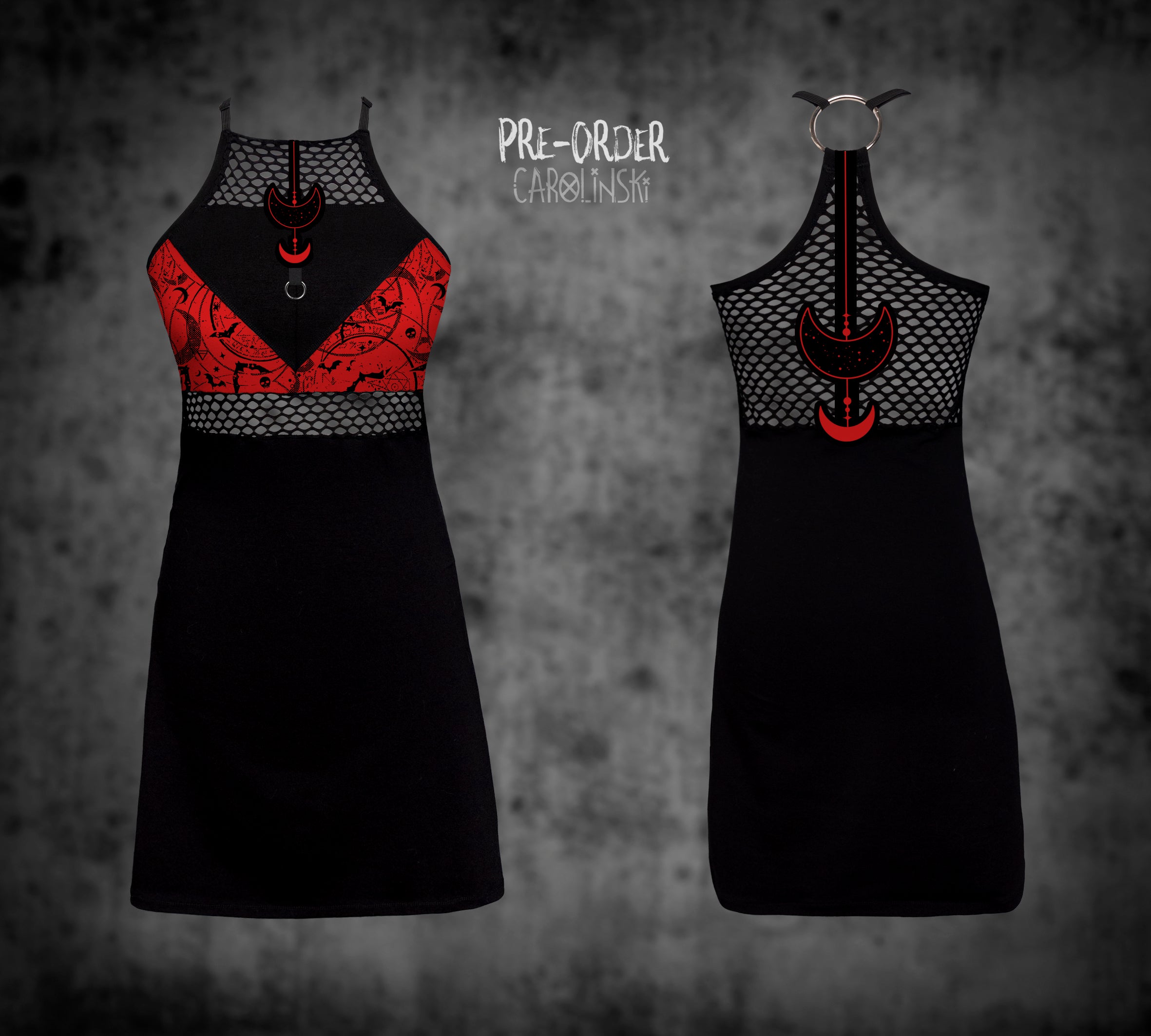 HighNeck Dress - Witchy