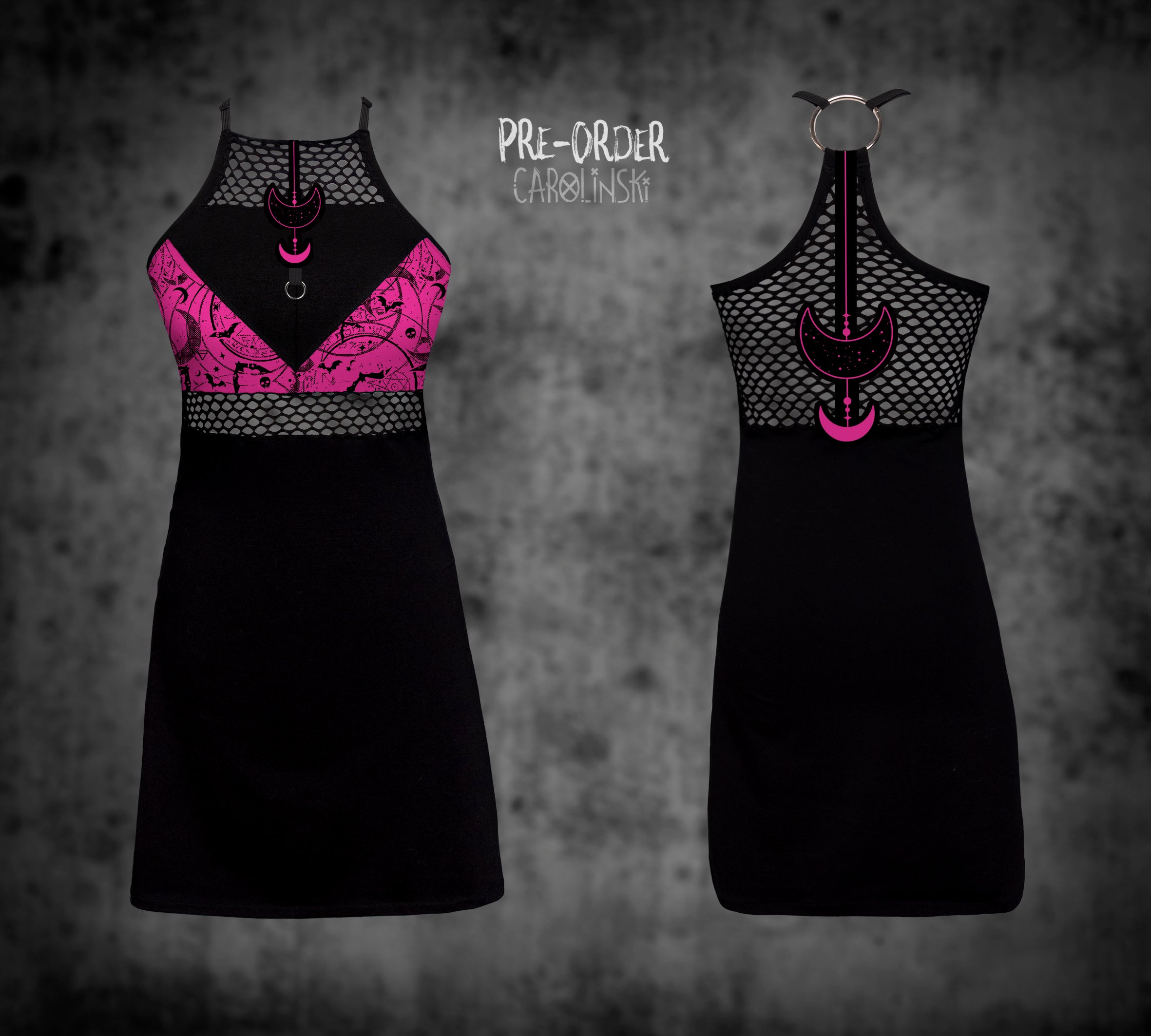 HighNeck Dress - Witchy