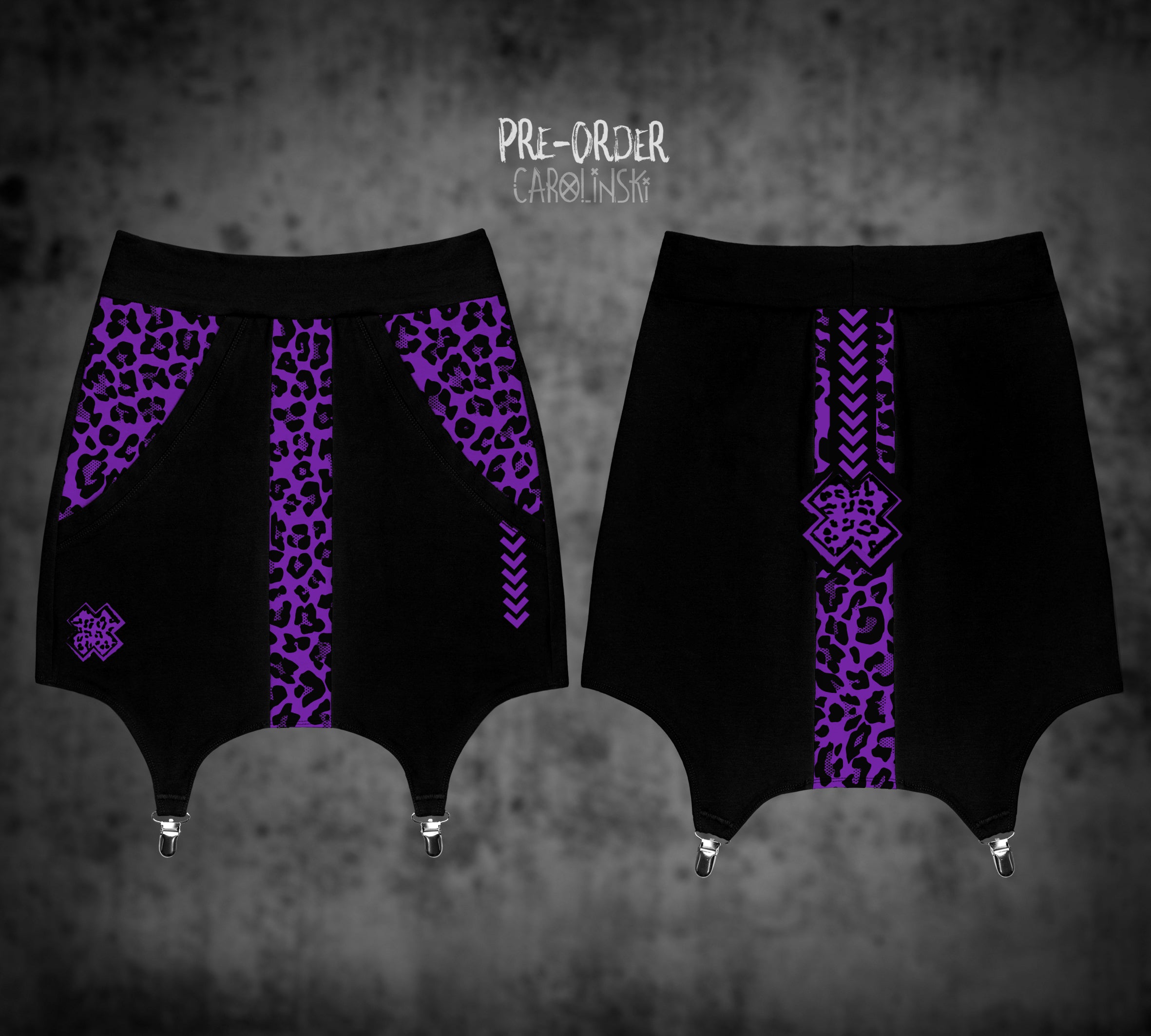 Garter Skirt - Leopard