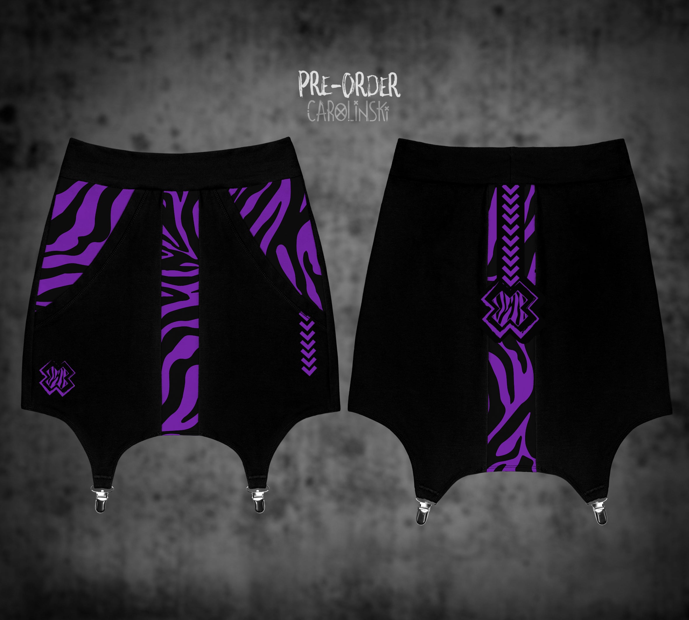 Garter Skirt - Zebra