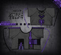 Glitch Crop-T VIOLET