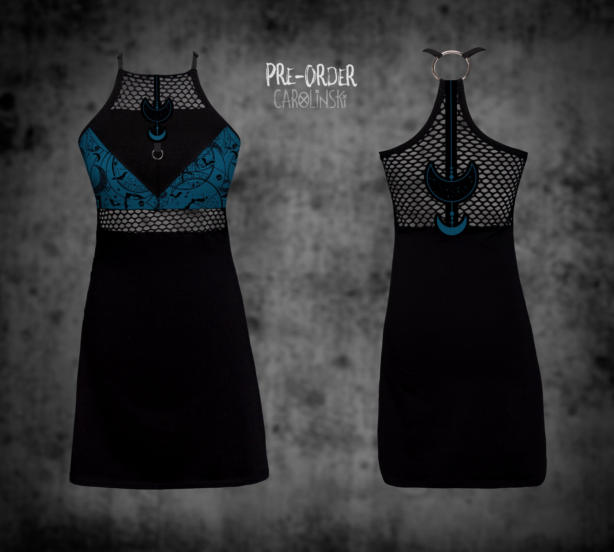 HighNeck Dress - Witchy