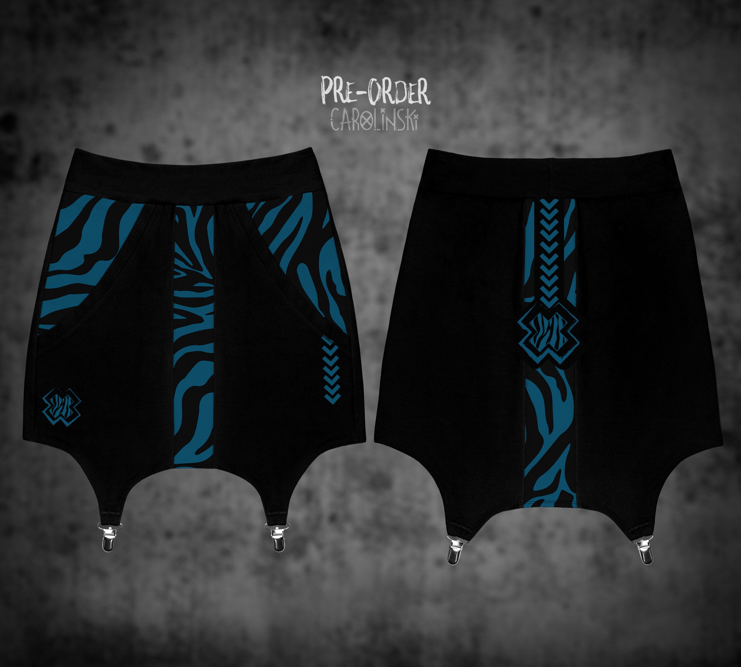 Garter Skirt - Zebra