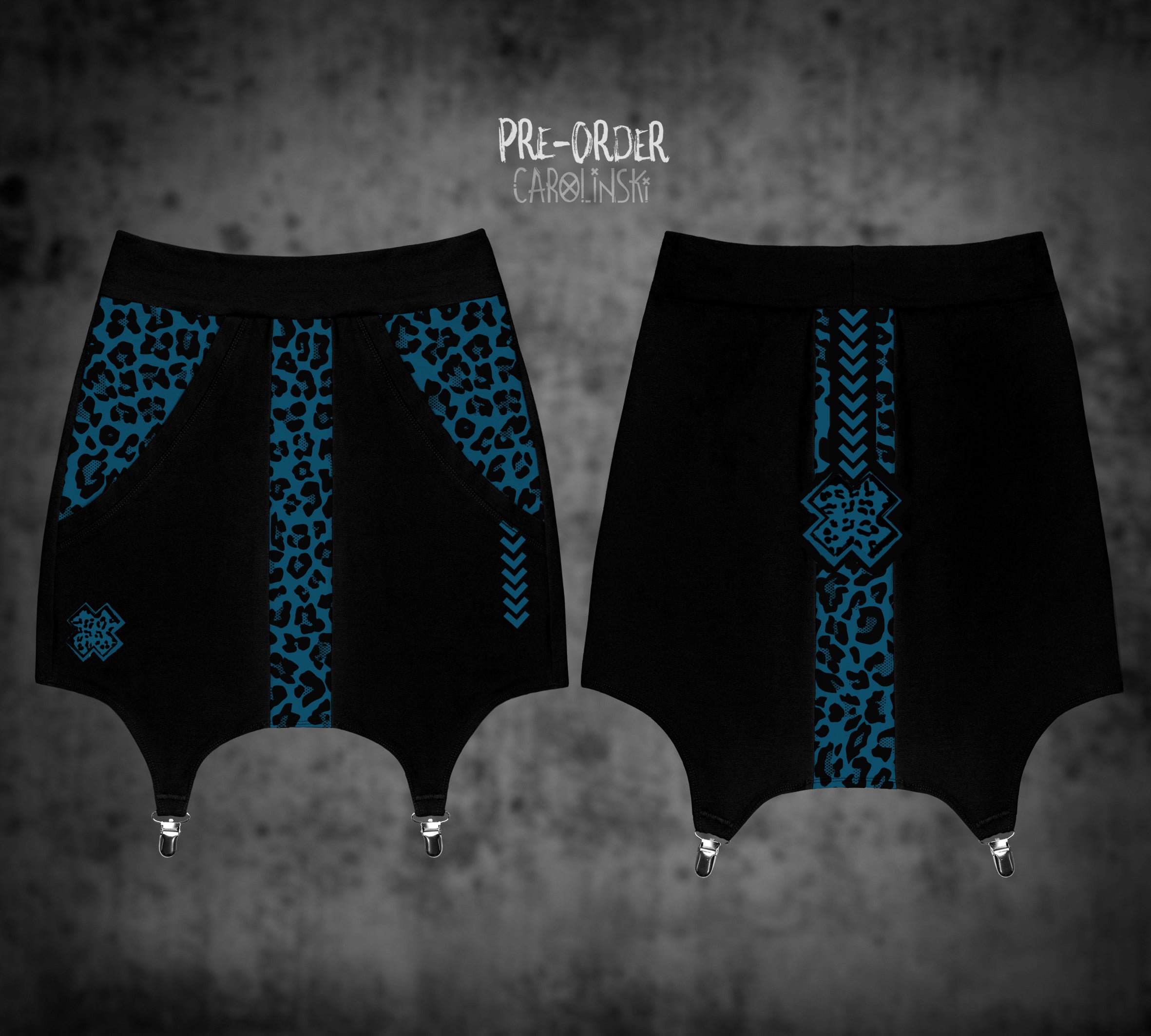 Garter Skirt - Leopard