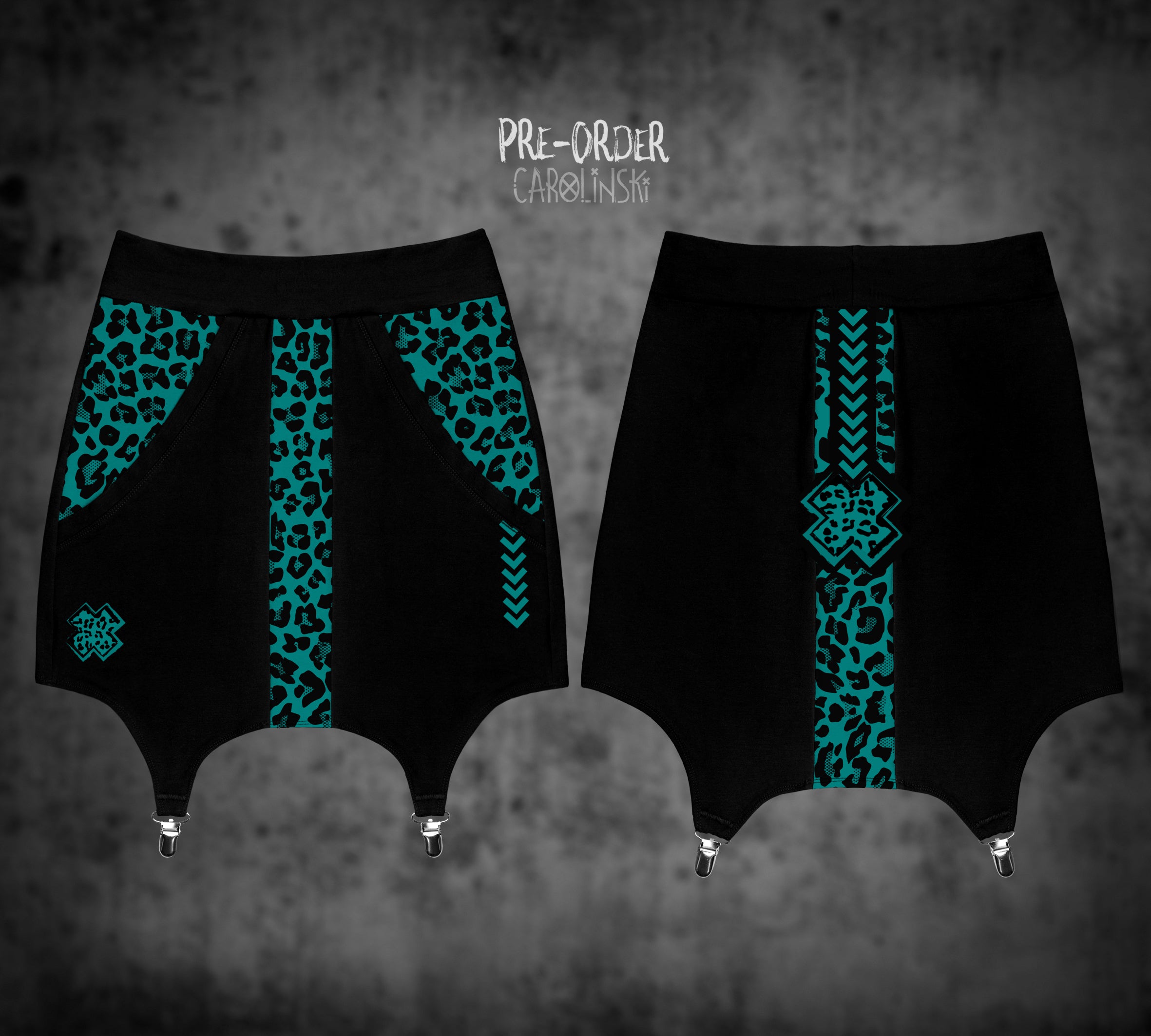 Garter Skirt - Leopard