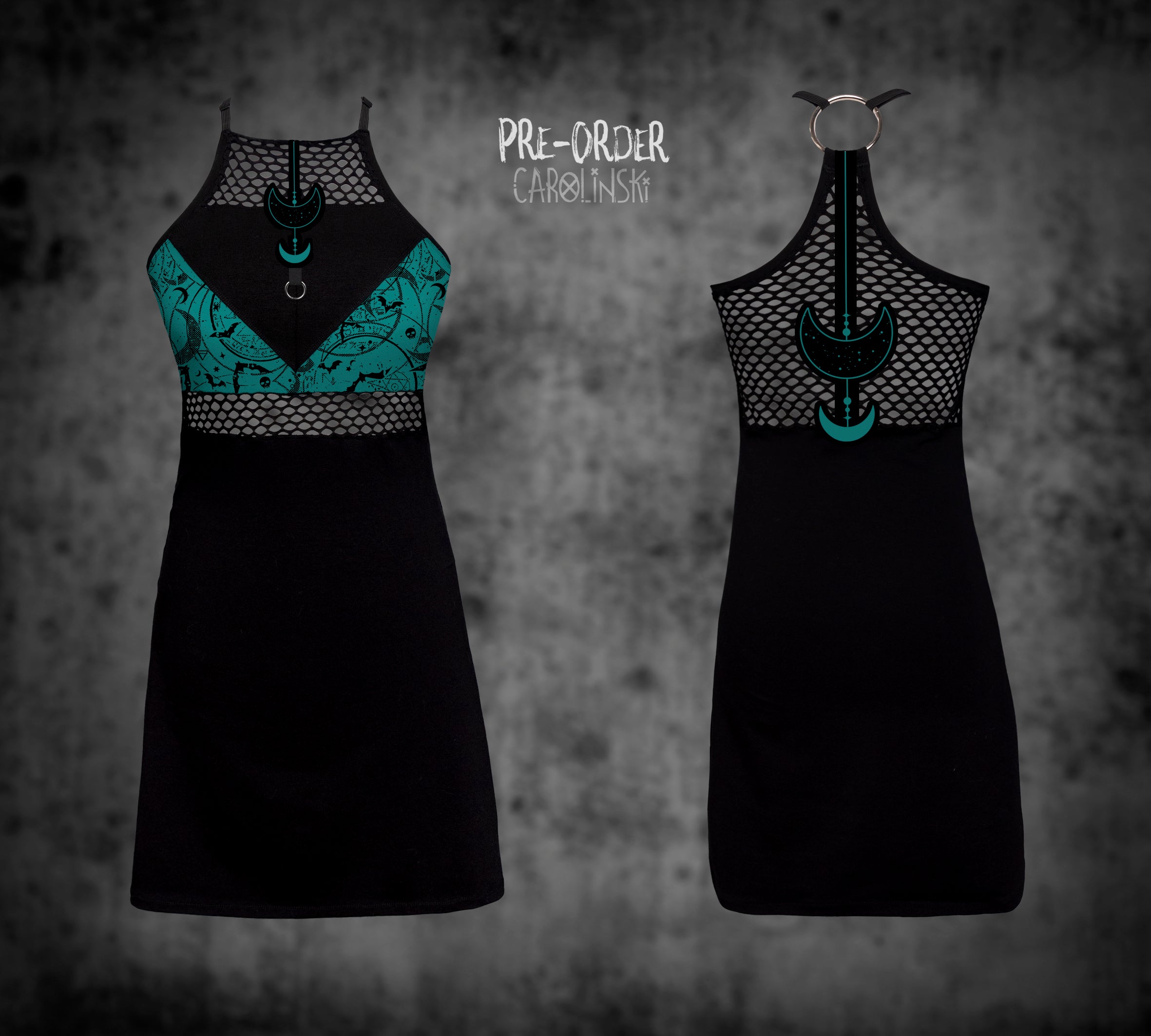 HighNeck Dress - Witchy