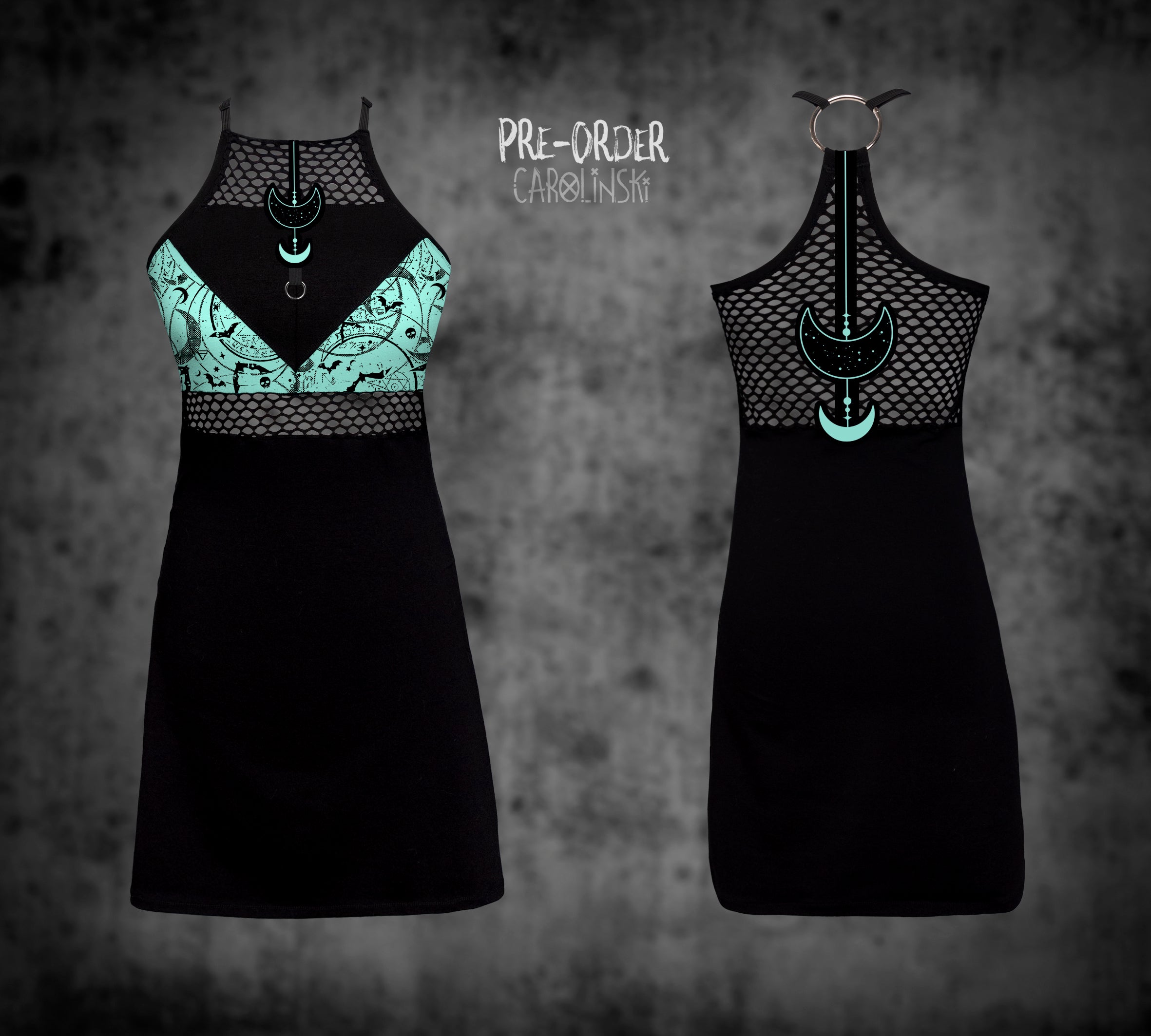 HighNeck Dress - Witchy