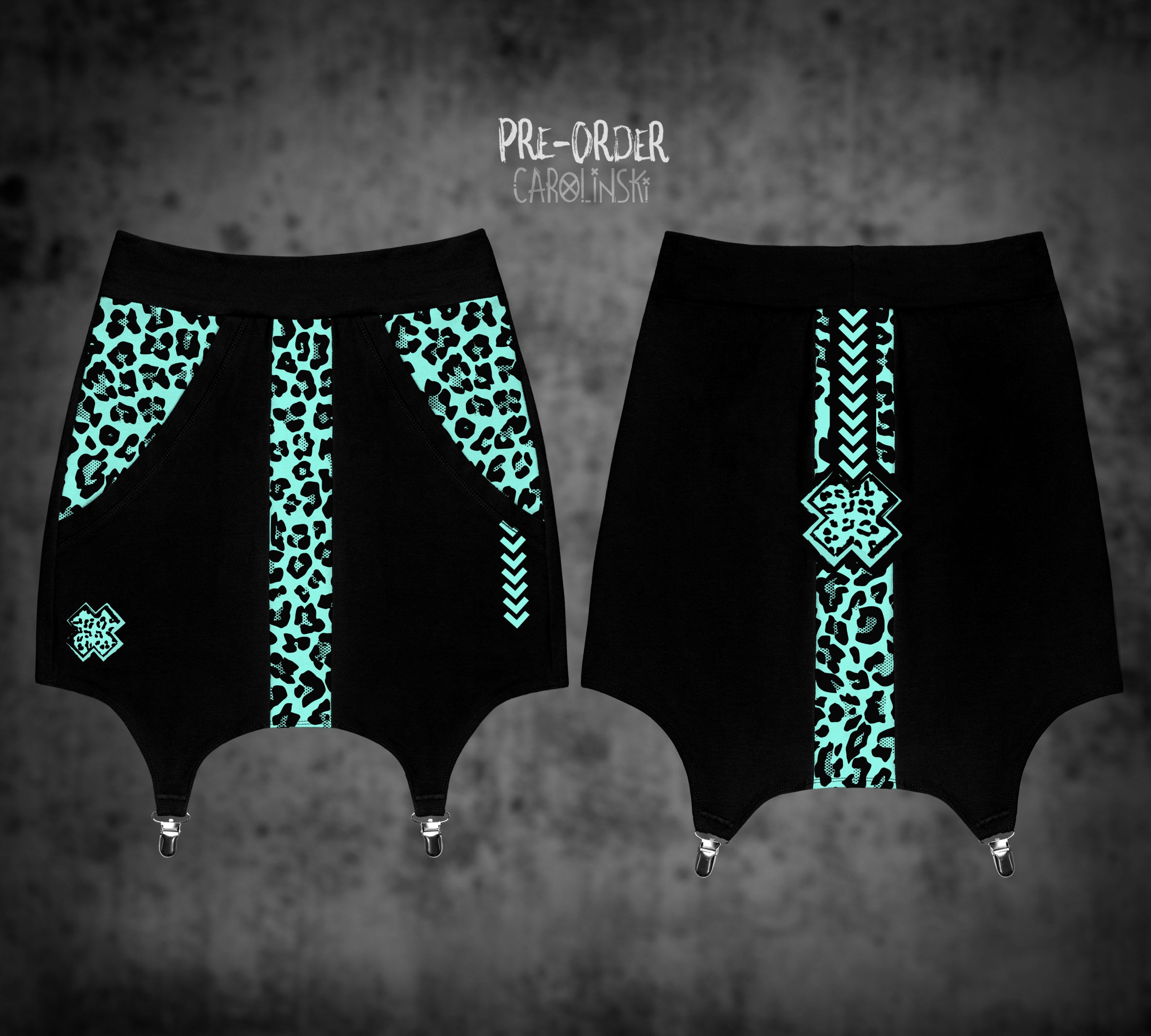 Garter Skirt - Leopard