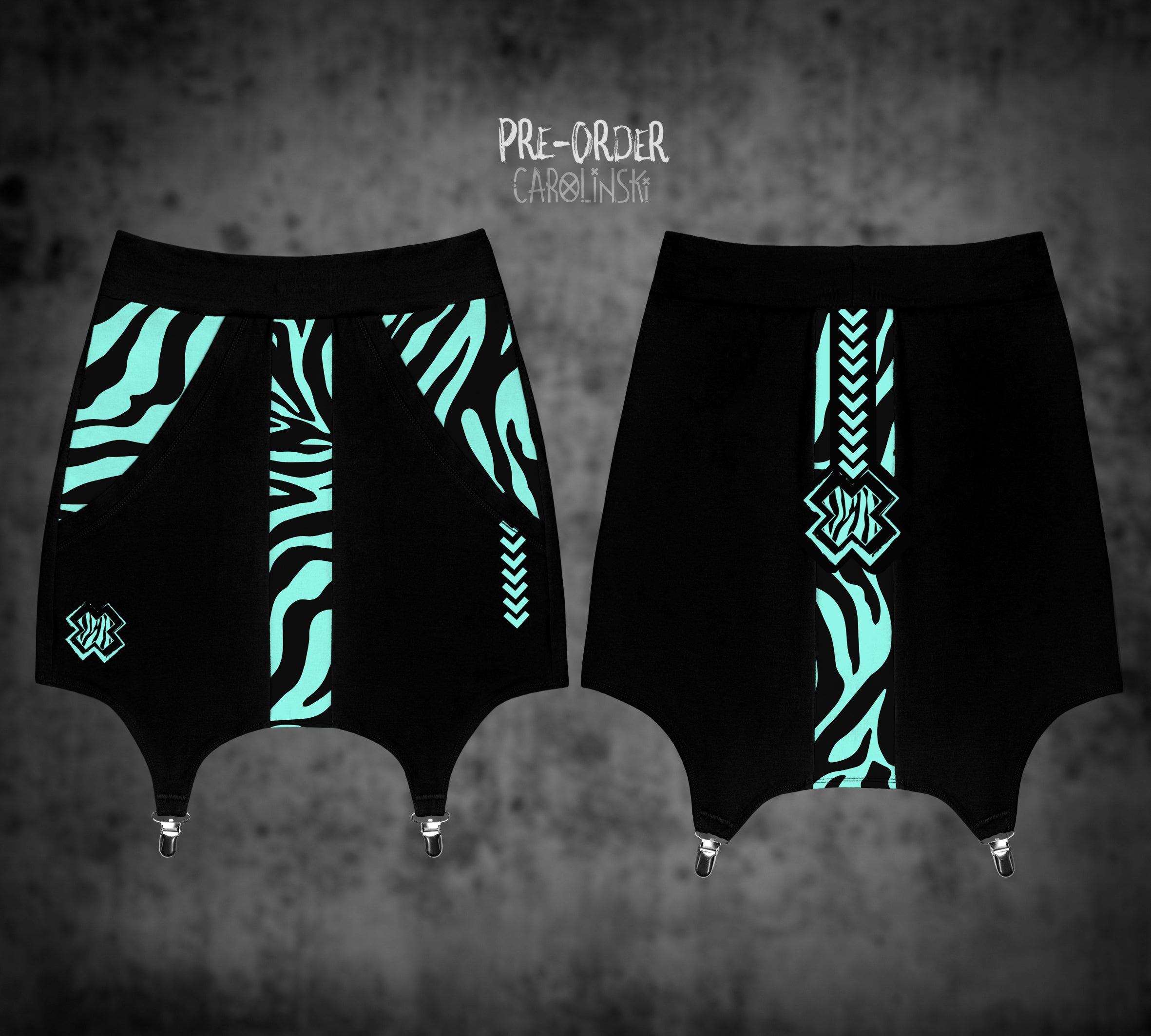 Garter Skirt - Zebra