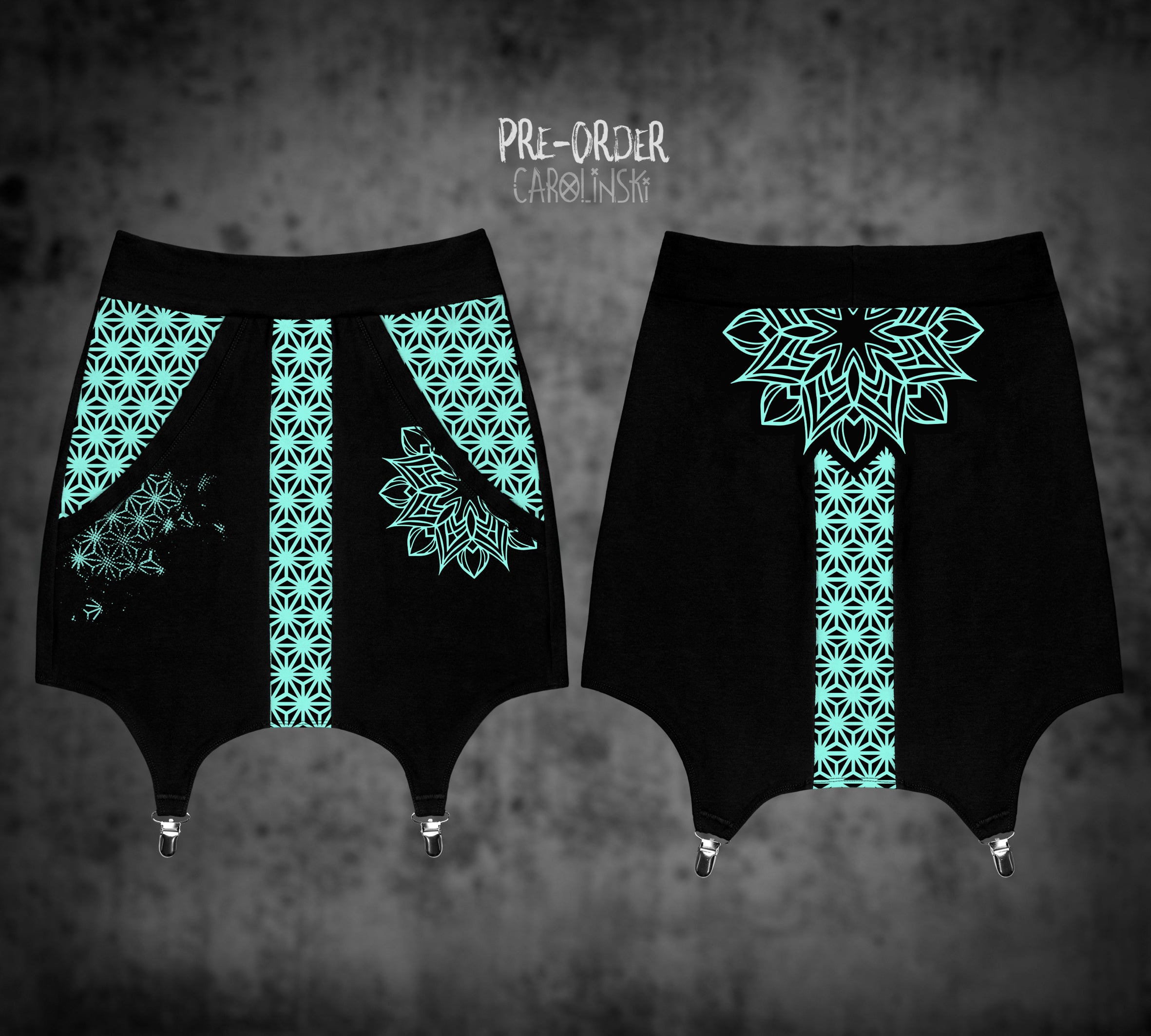 Garter Skirt - Asanoha