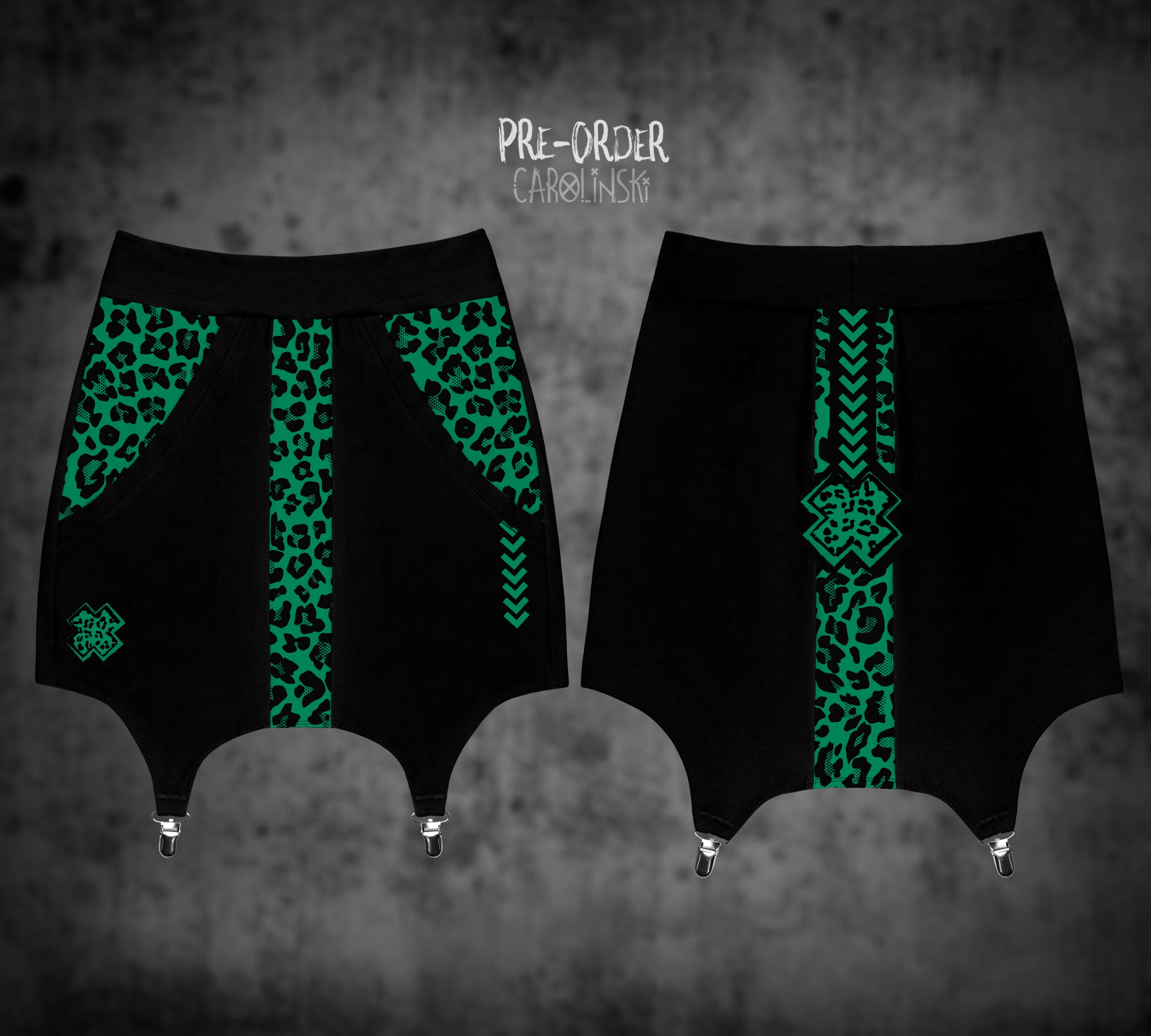 Garter Skirt - Leopard