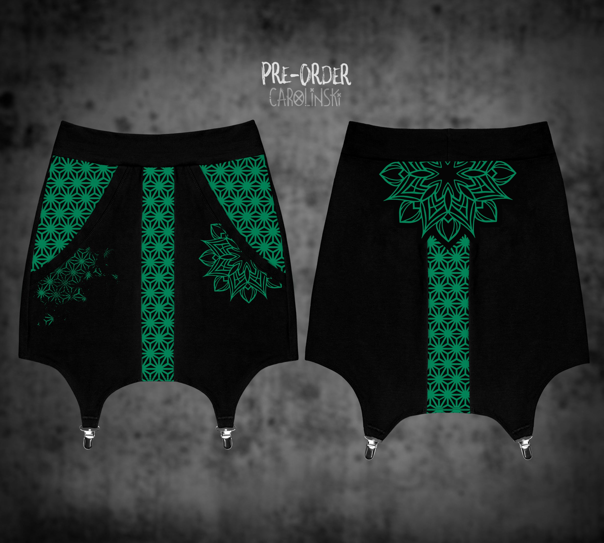 Garter Skirt - Asanoha