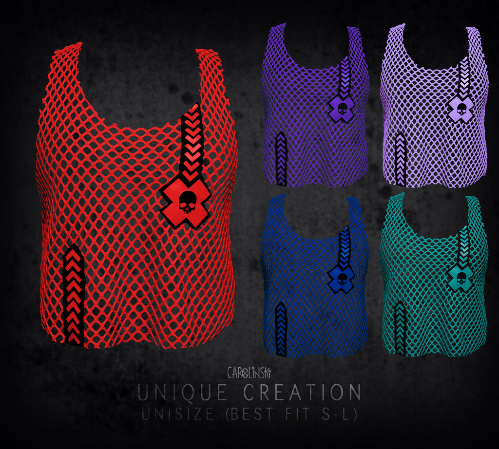 Croptop skullcross