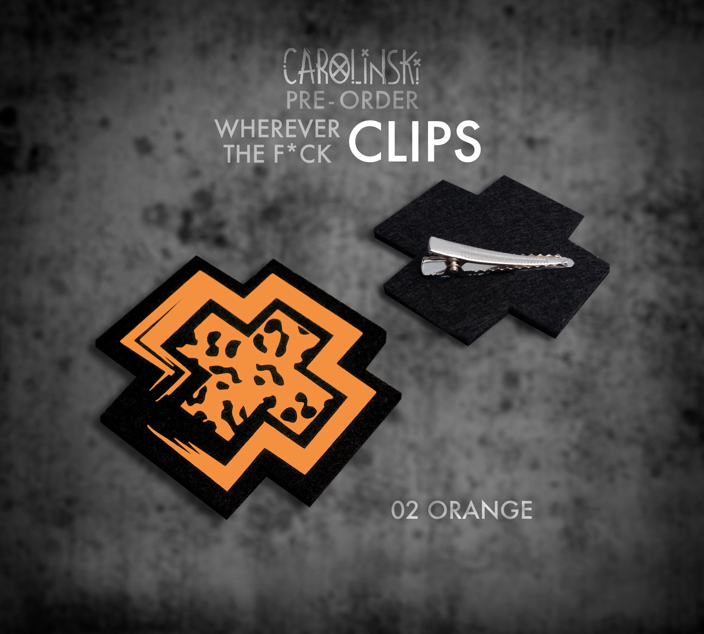 Leopard Cross Clip