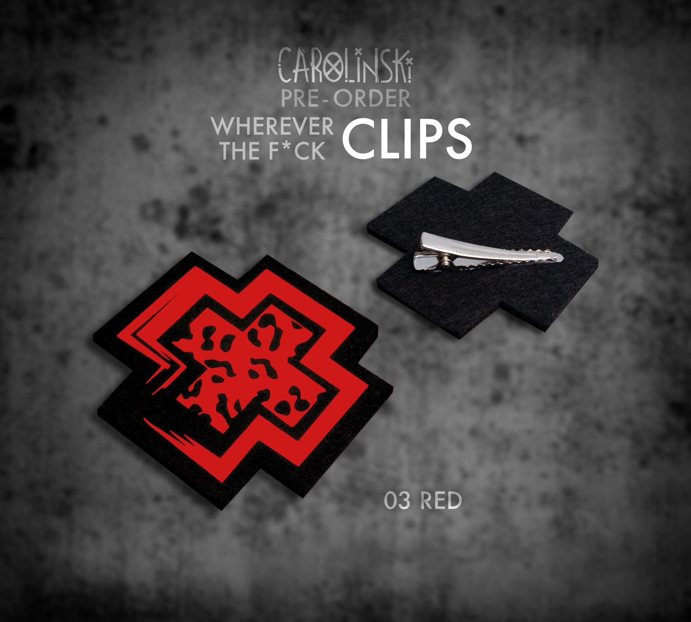Leopard Cross Clip