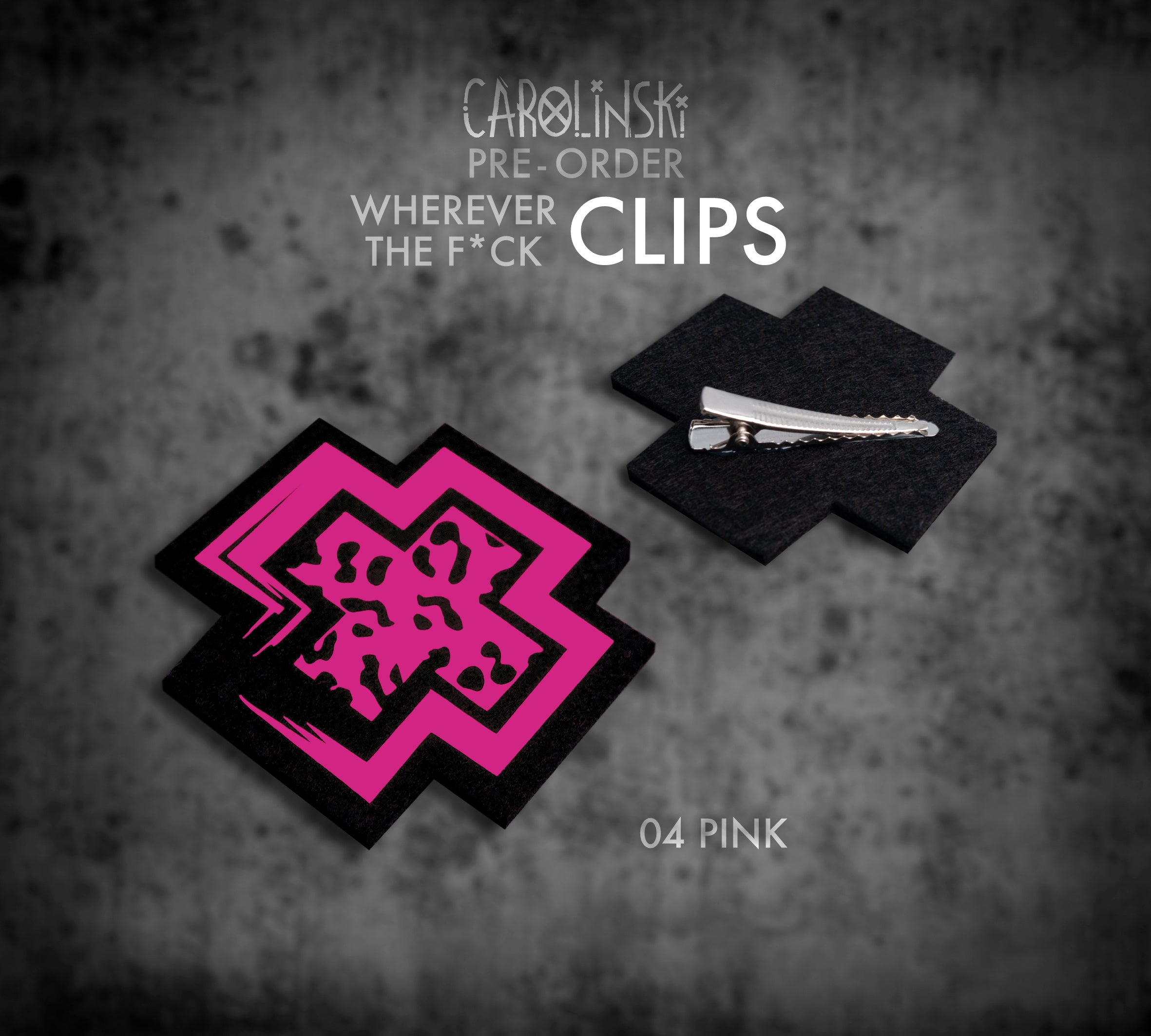 Leopard Cross Clip