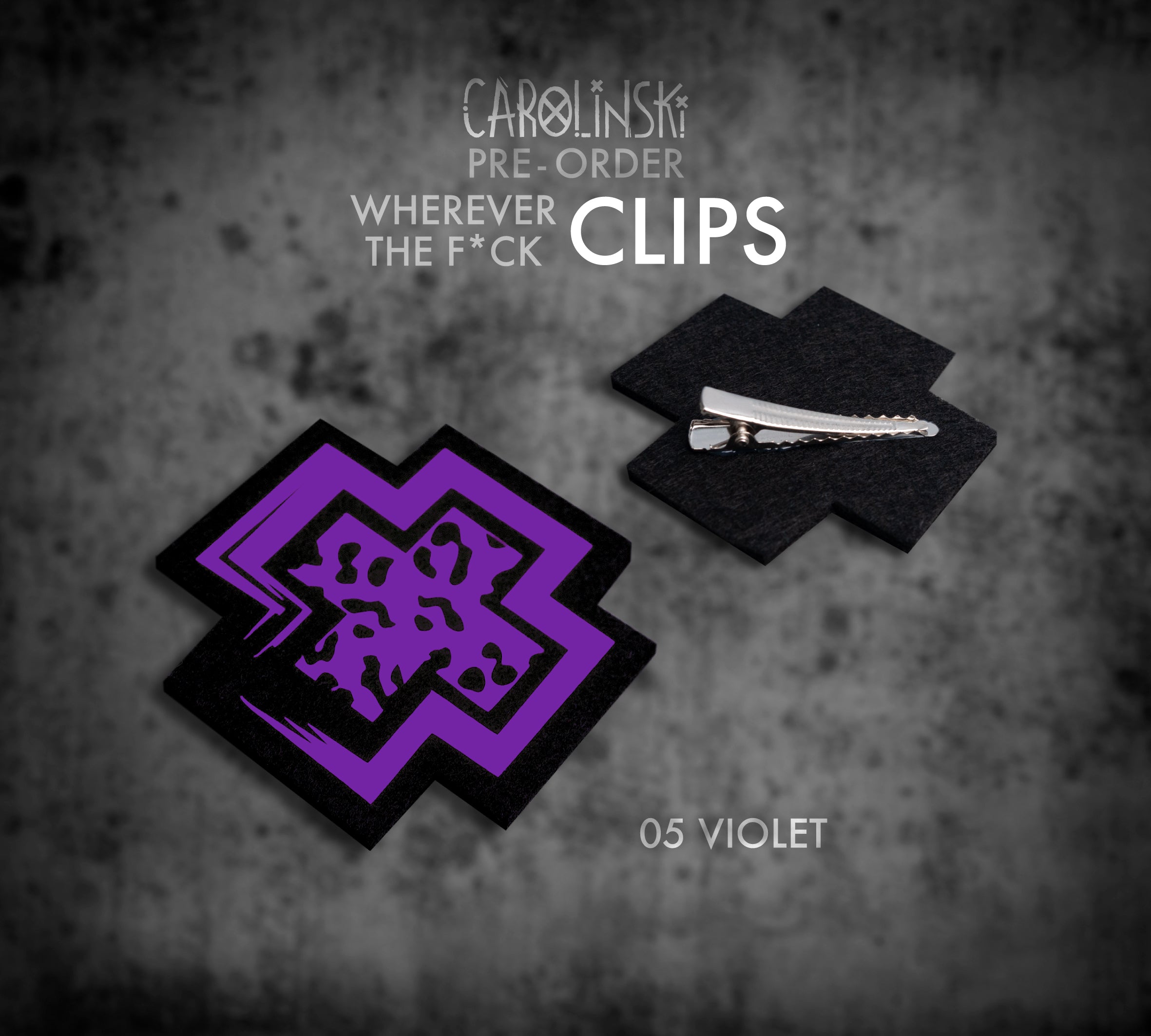 Leopard Cross Clip