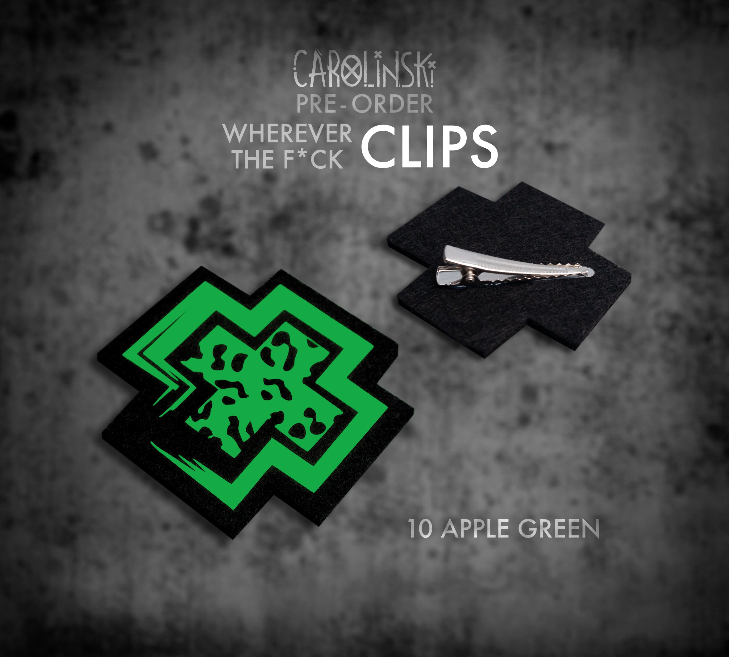 Leopard Cross Clip