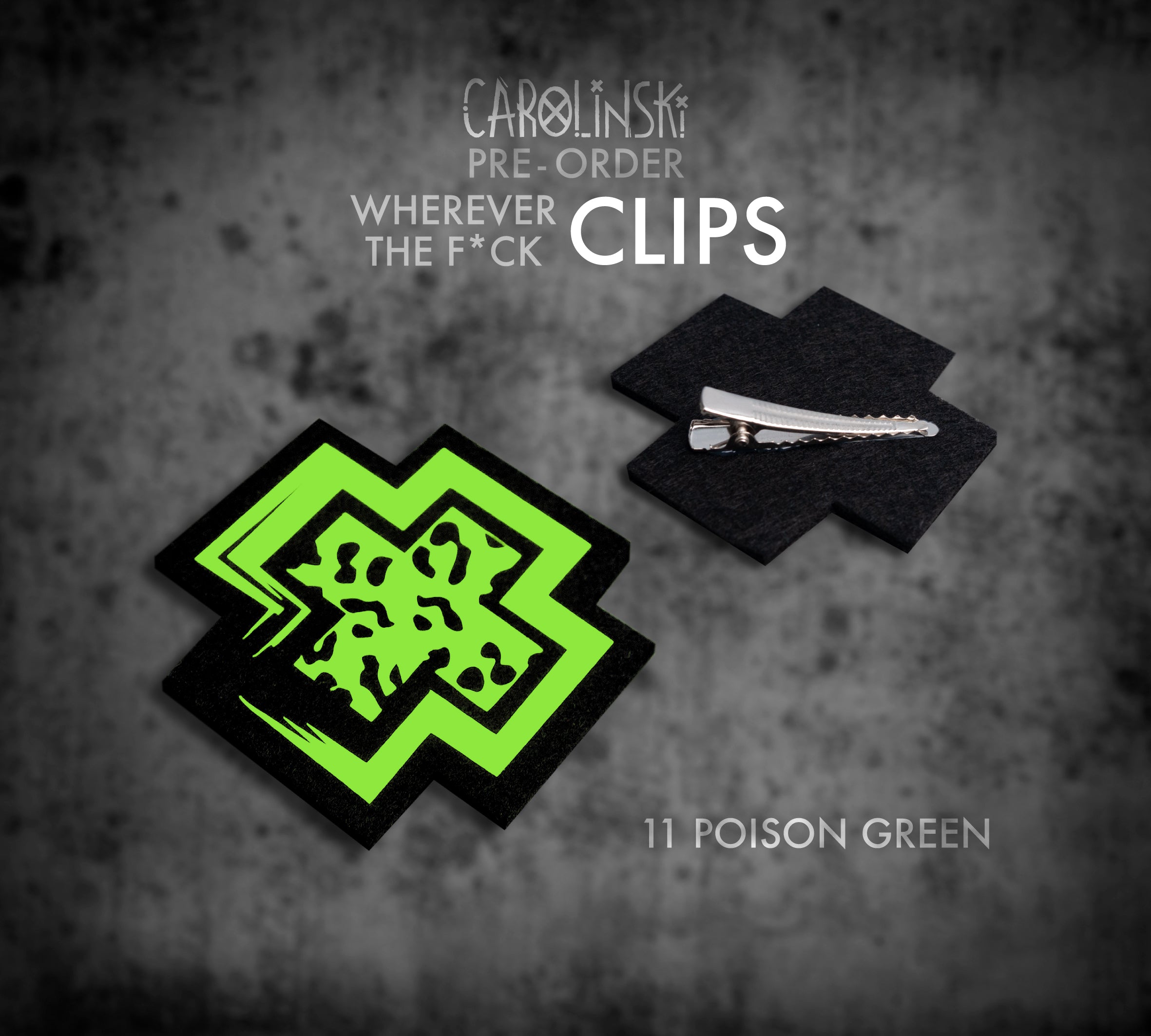 Leopard Cross Clip