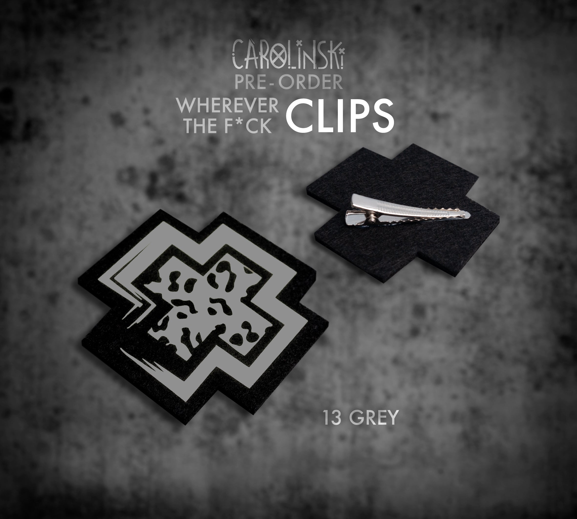 Leopard Cross Clip