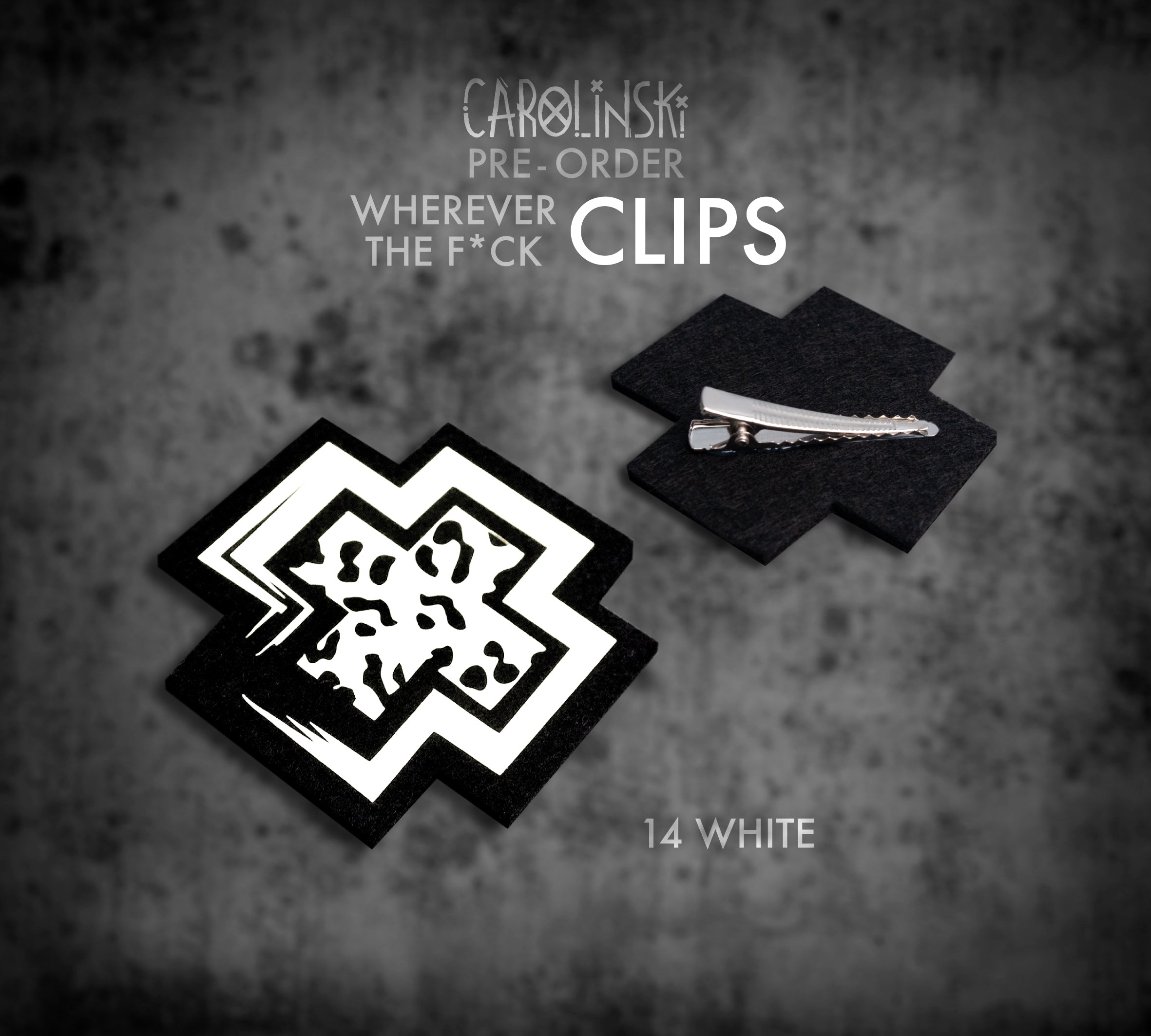 Leopard Cross Clip