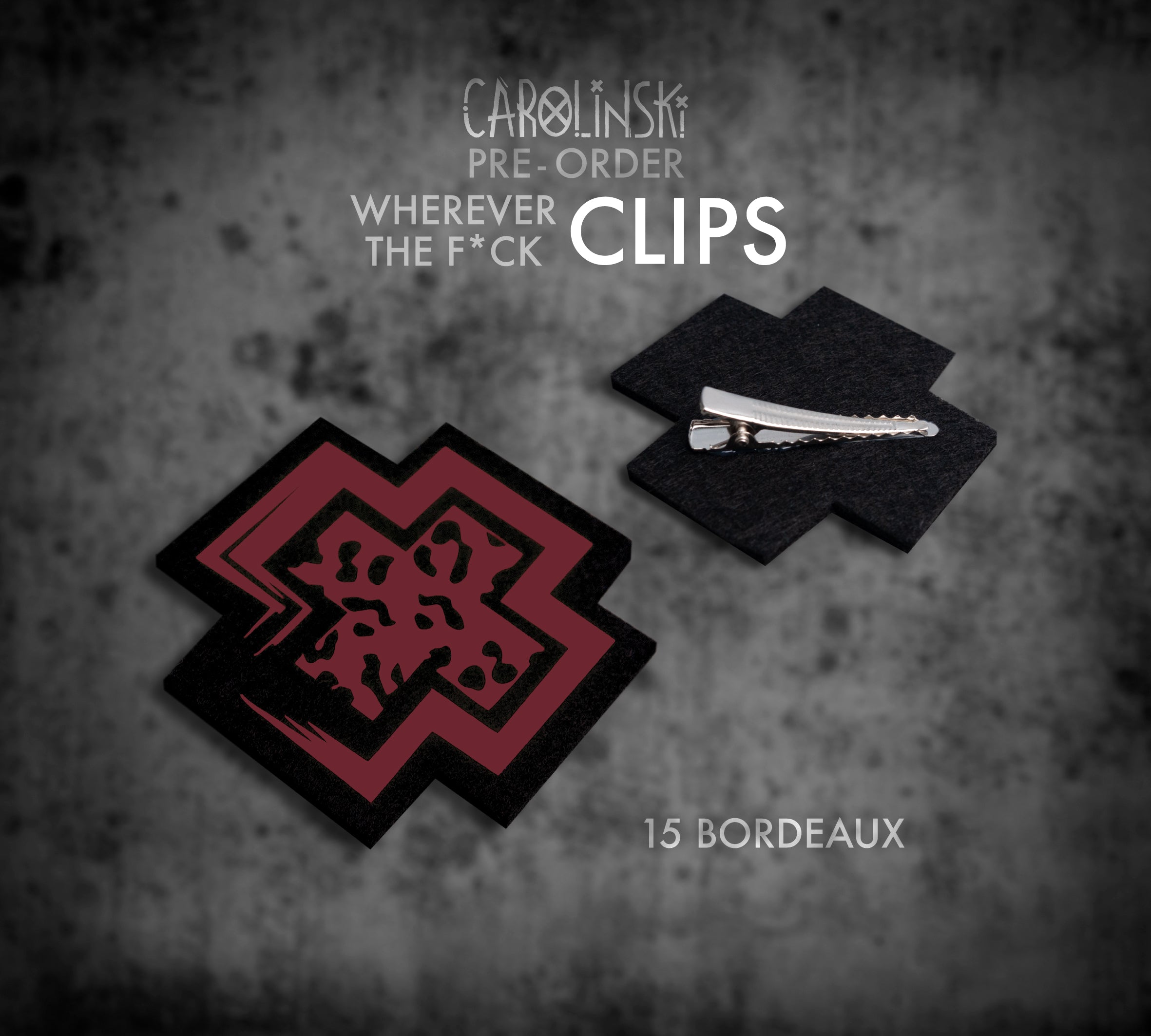 Leopard Cross Clip