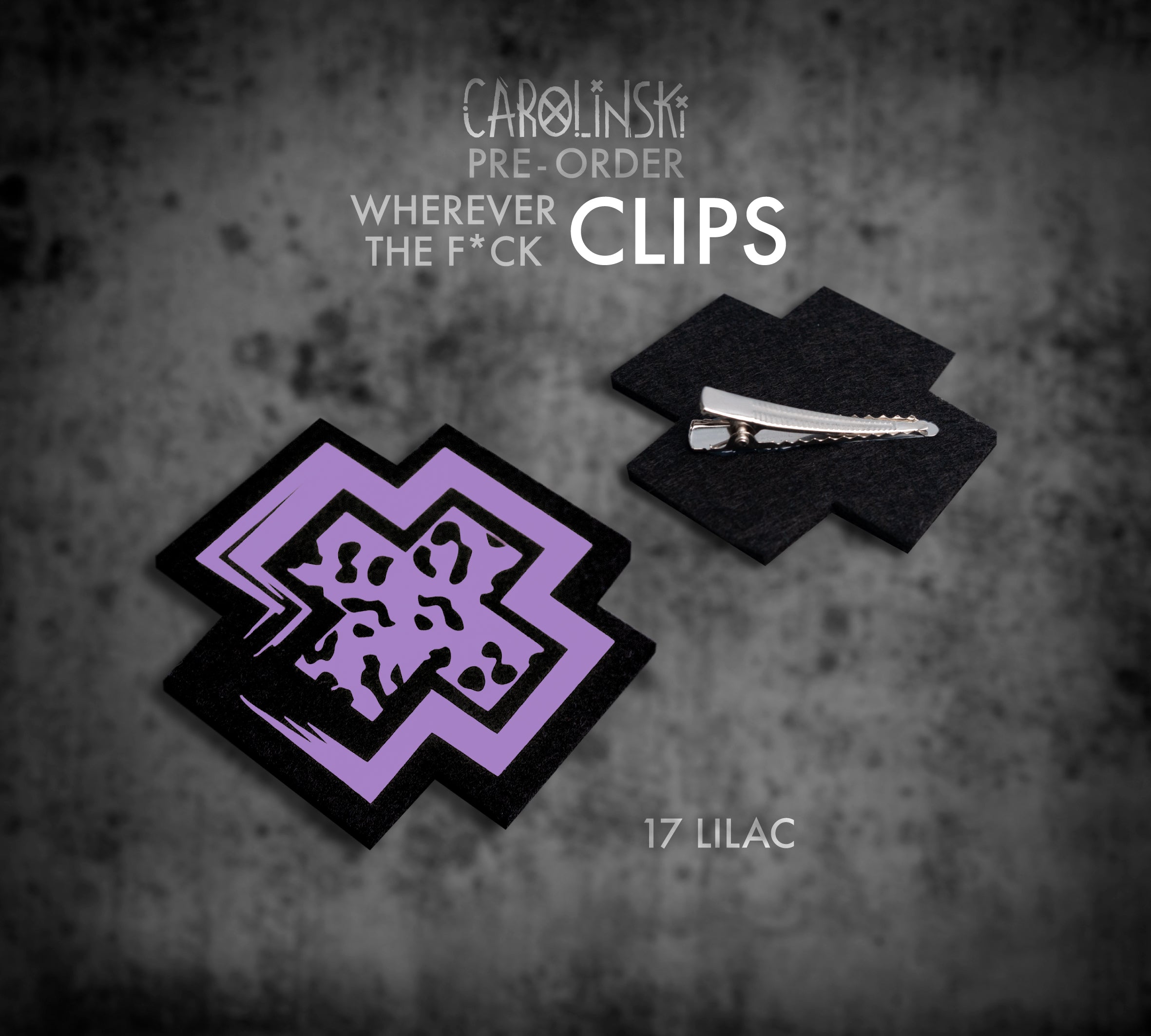 Leopard Cross Clip