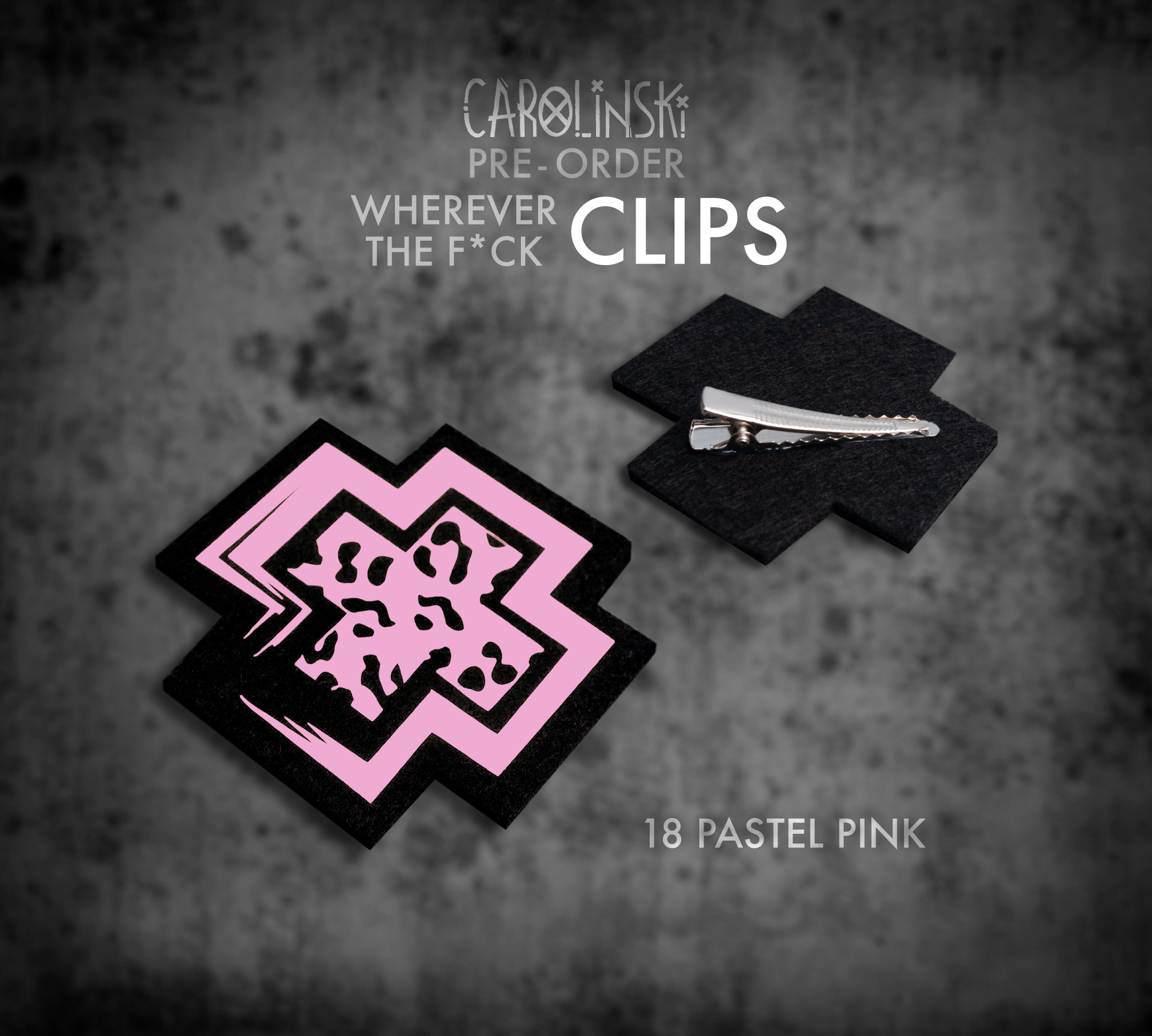 Leopard Cross Clip