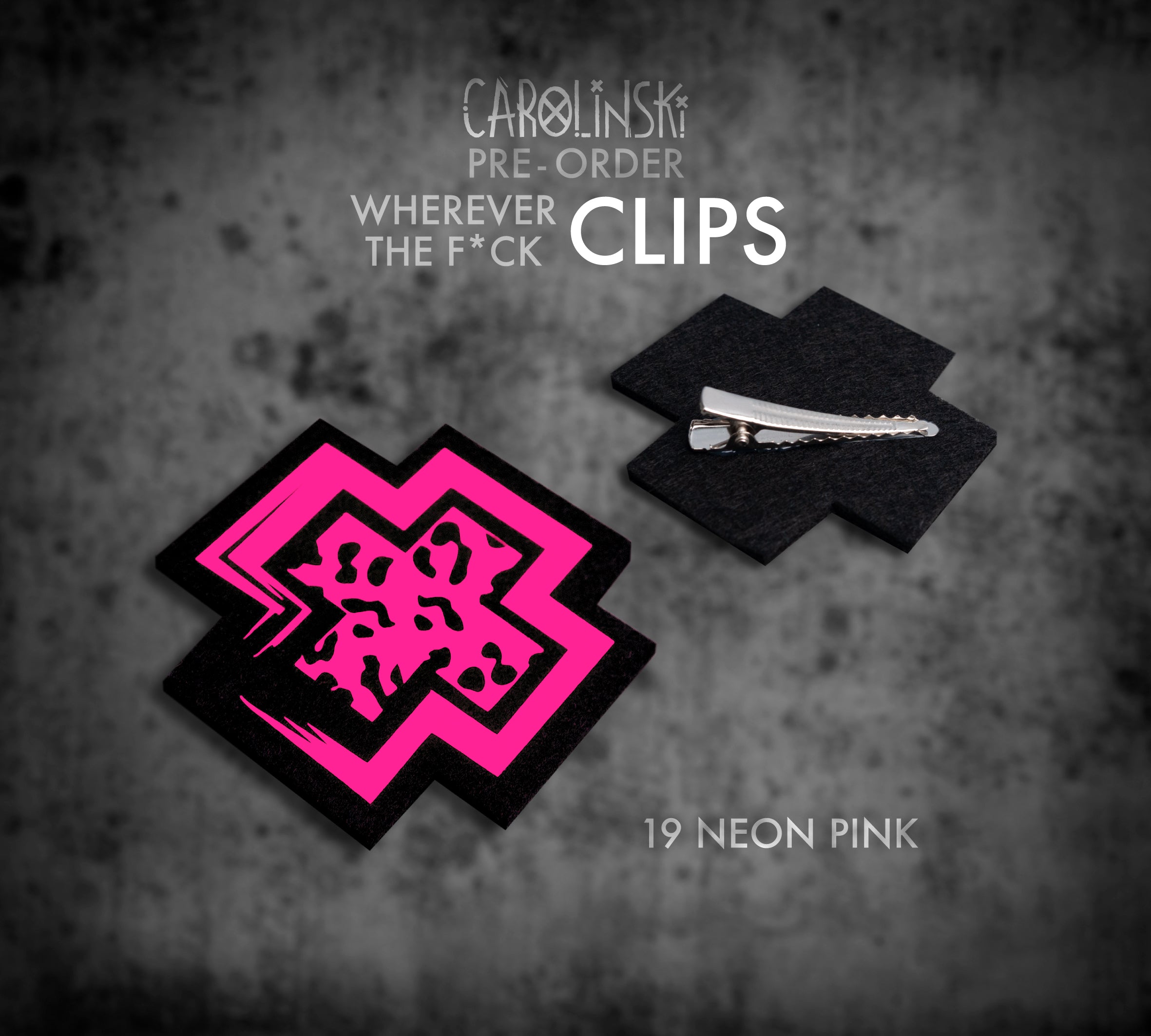 Leopard Cross Clip