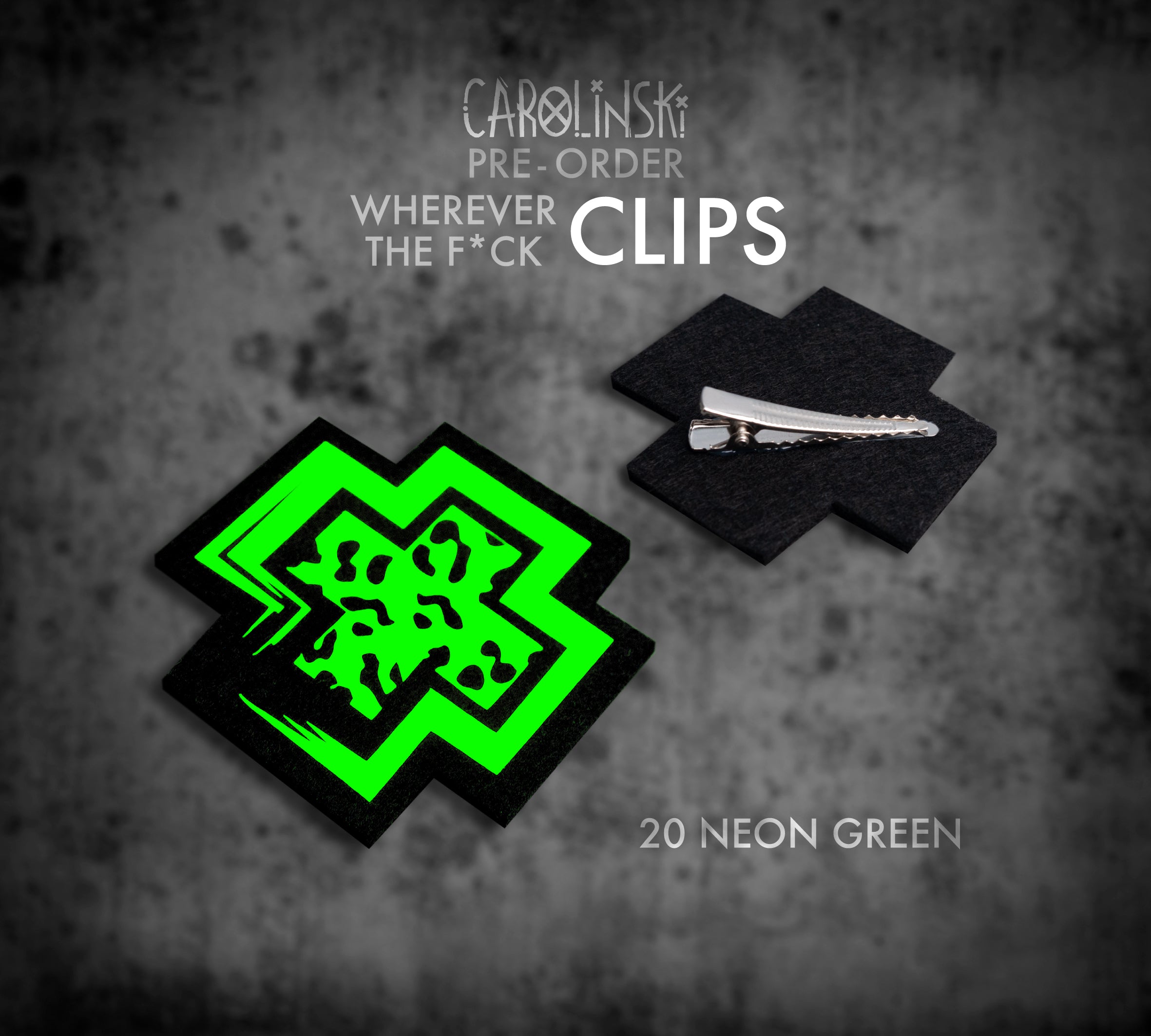 Leopard Cross Clip