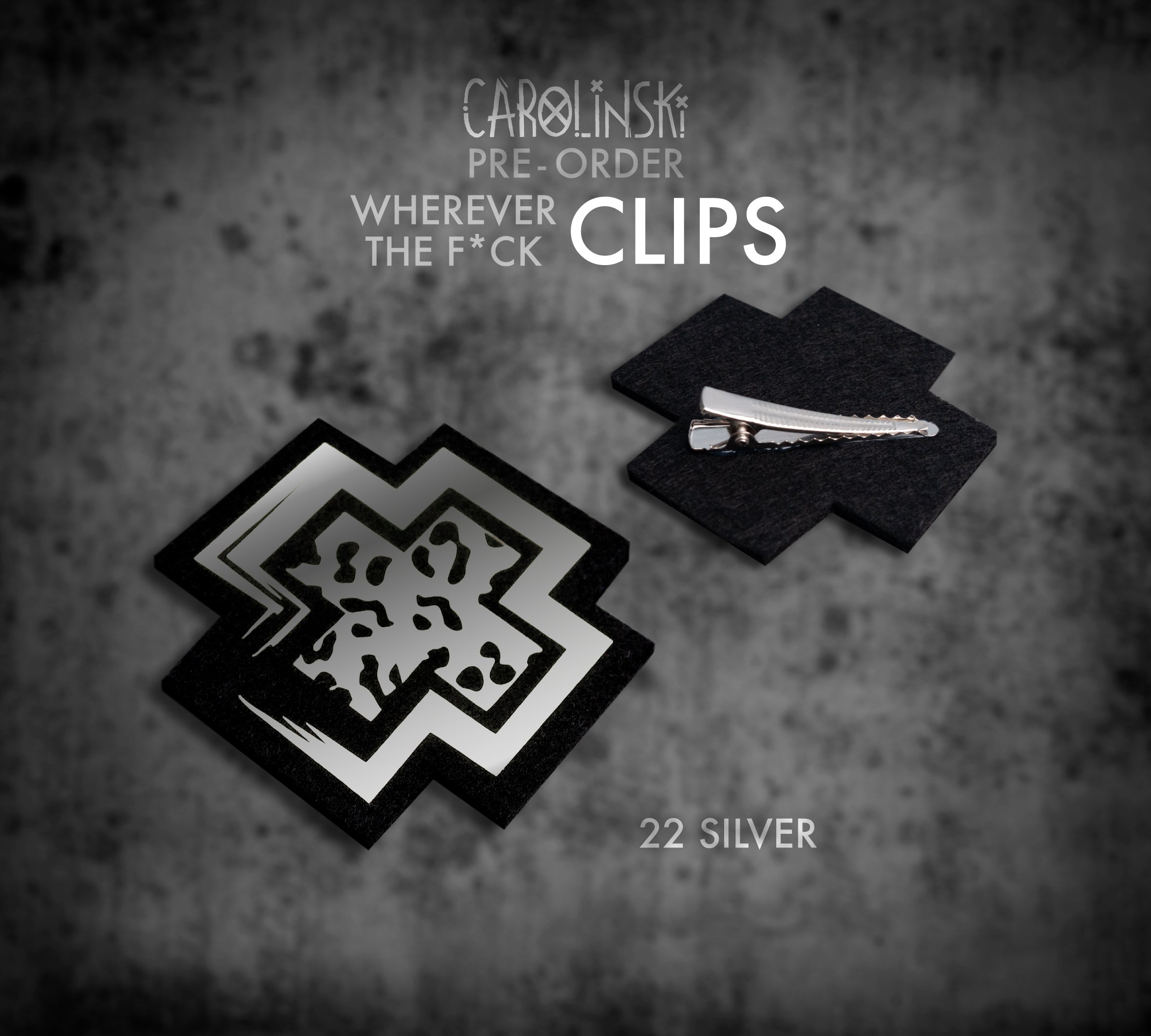 Leopard Cross Clip
