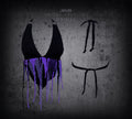 Neckholder Top - Violet
