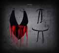 Neckholder Top - Red