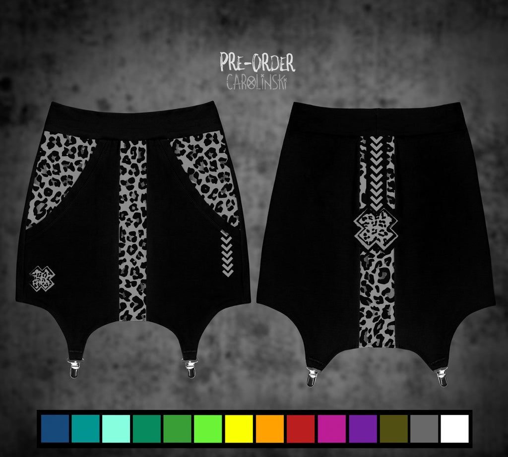 Garter Skirt - Leopard