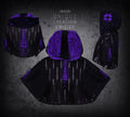 Cropped Batwing Top - Violet