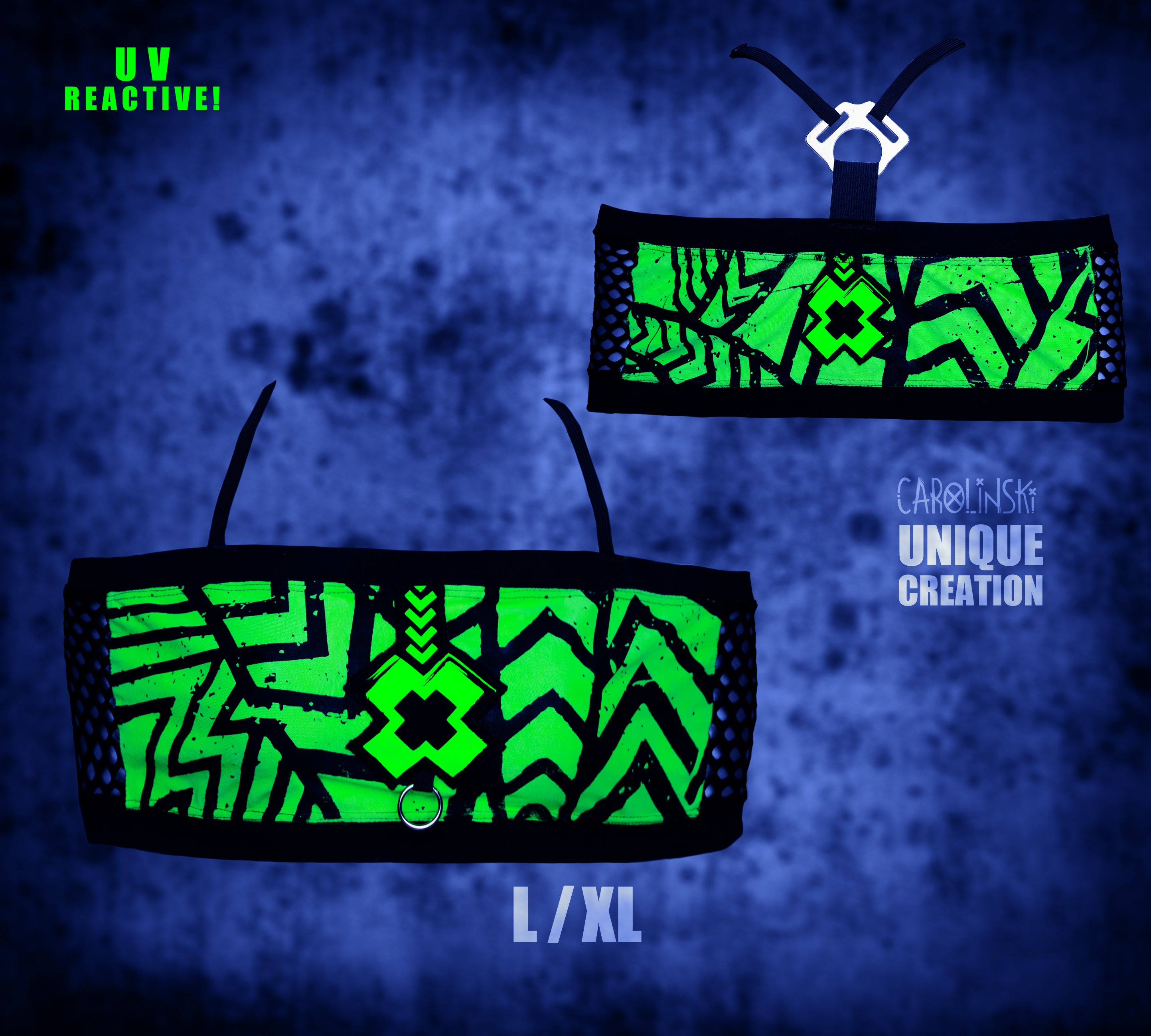 Bandeau- Grunge Green