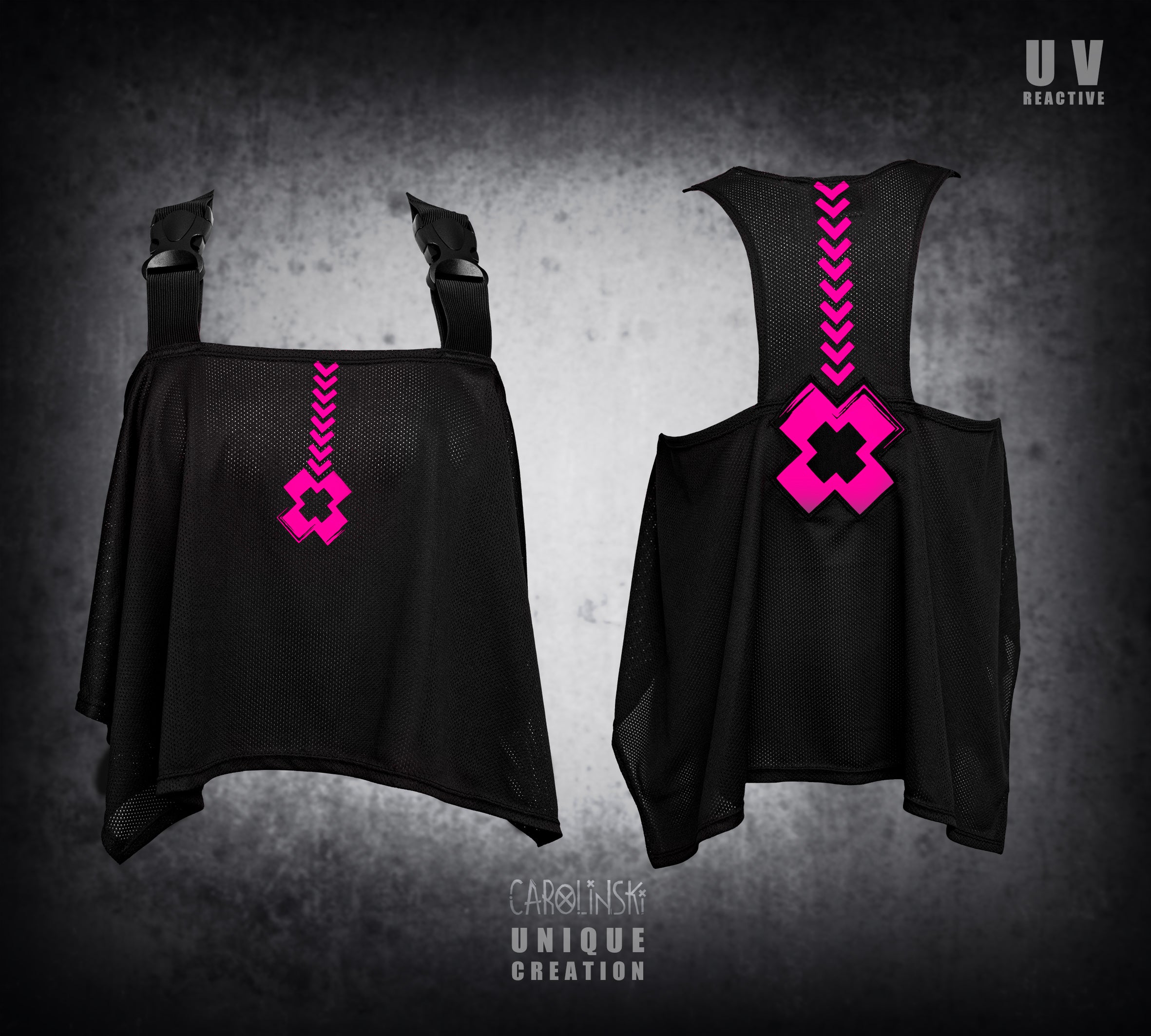 Buckle Top NEON Pink