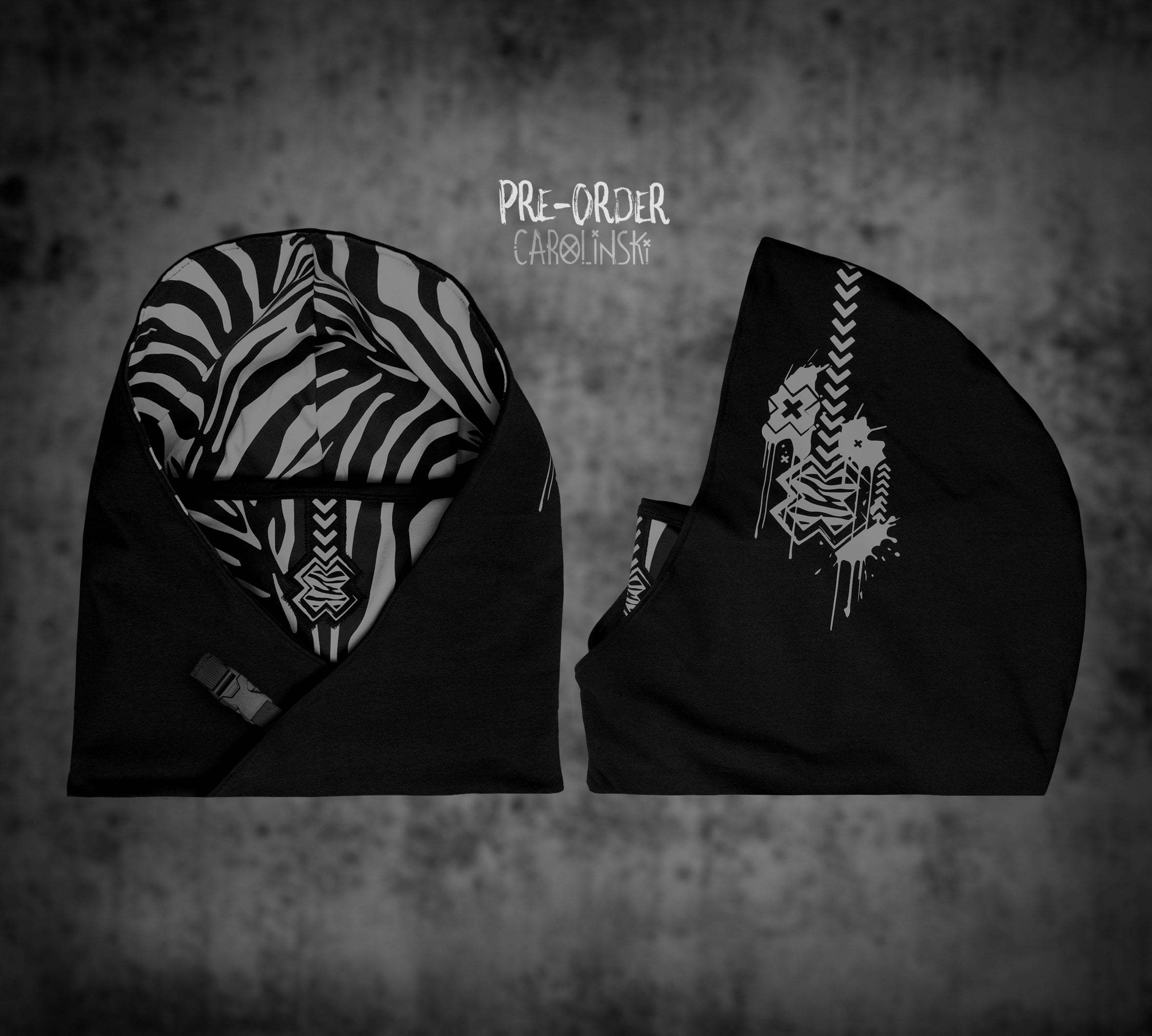 Hooded Loop - Zebra