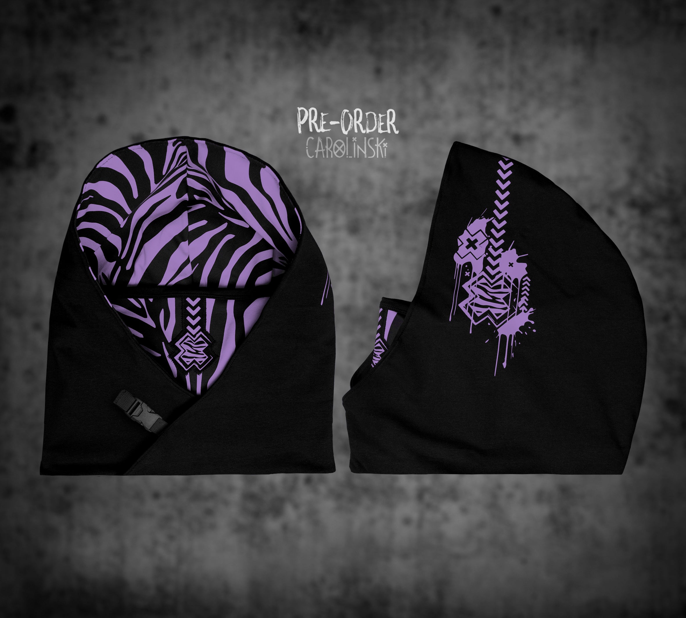 Hooded Loop - Zebra