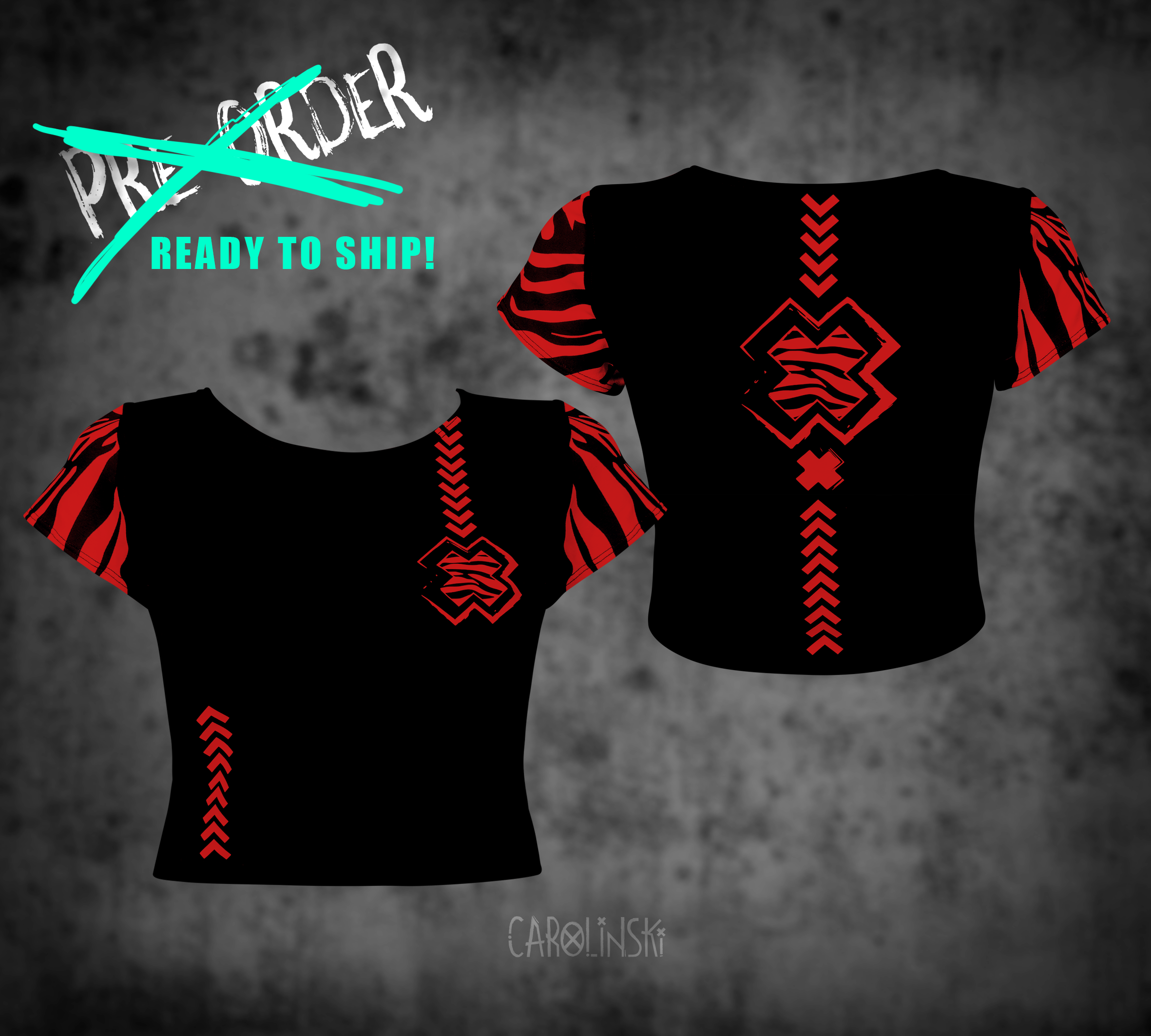 CropT - Zebra - L/XL