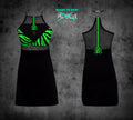 High Neck Dress - Zebra - S