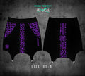Garter Skirt violet leopard