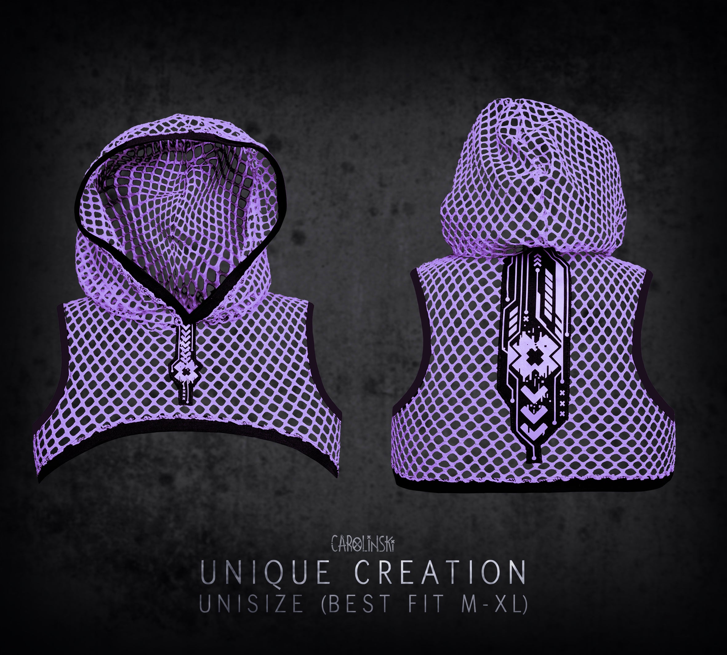 Hooded Top Cyber - lilac