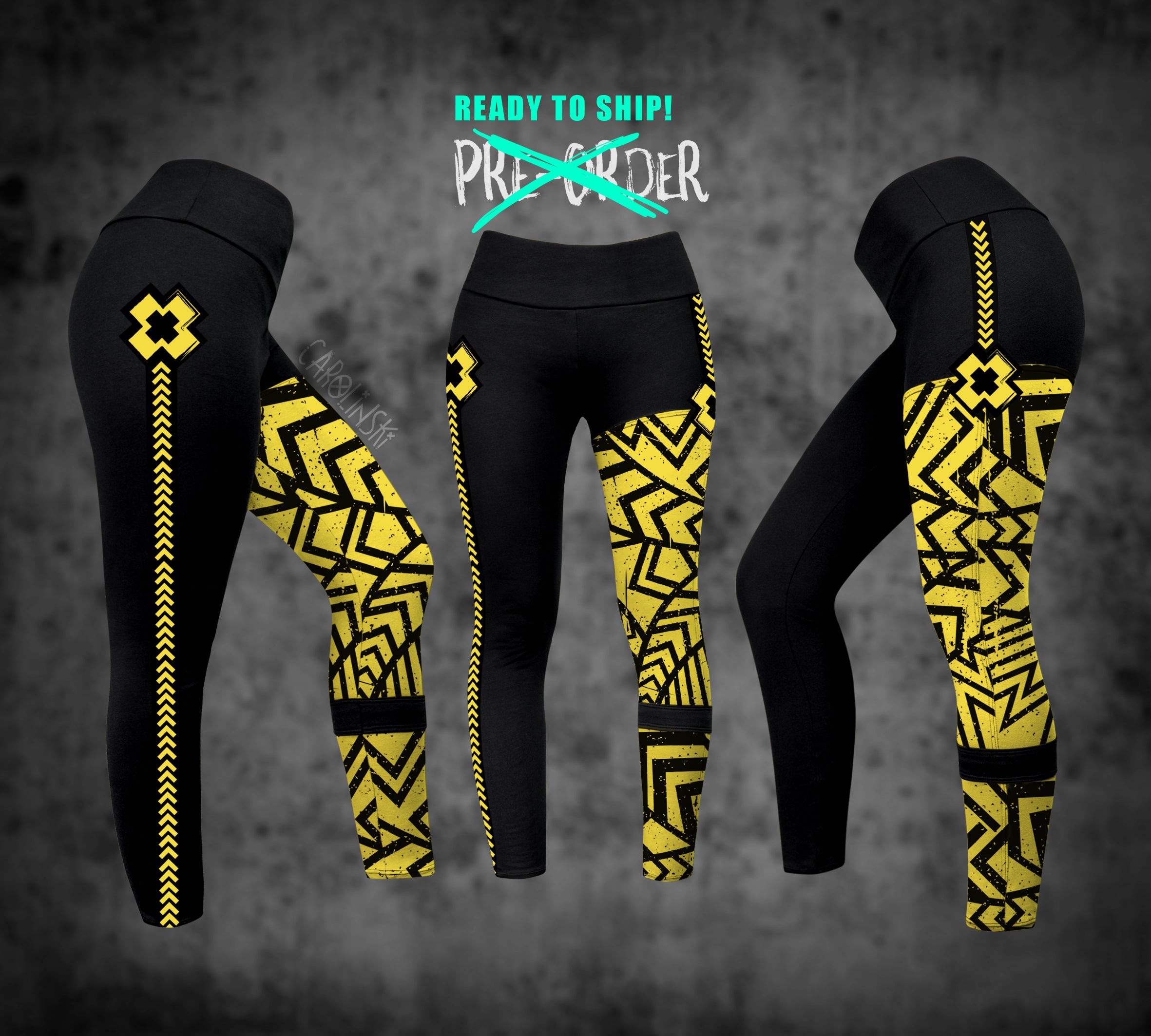 Leggings - Grunge - L