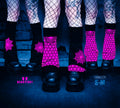 Flipping Legwarmers - Asanoha Pink